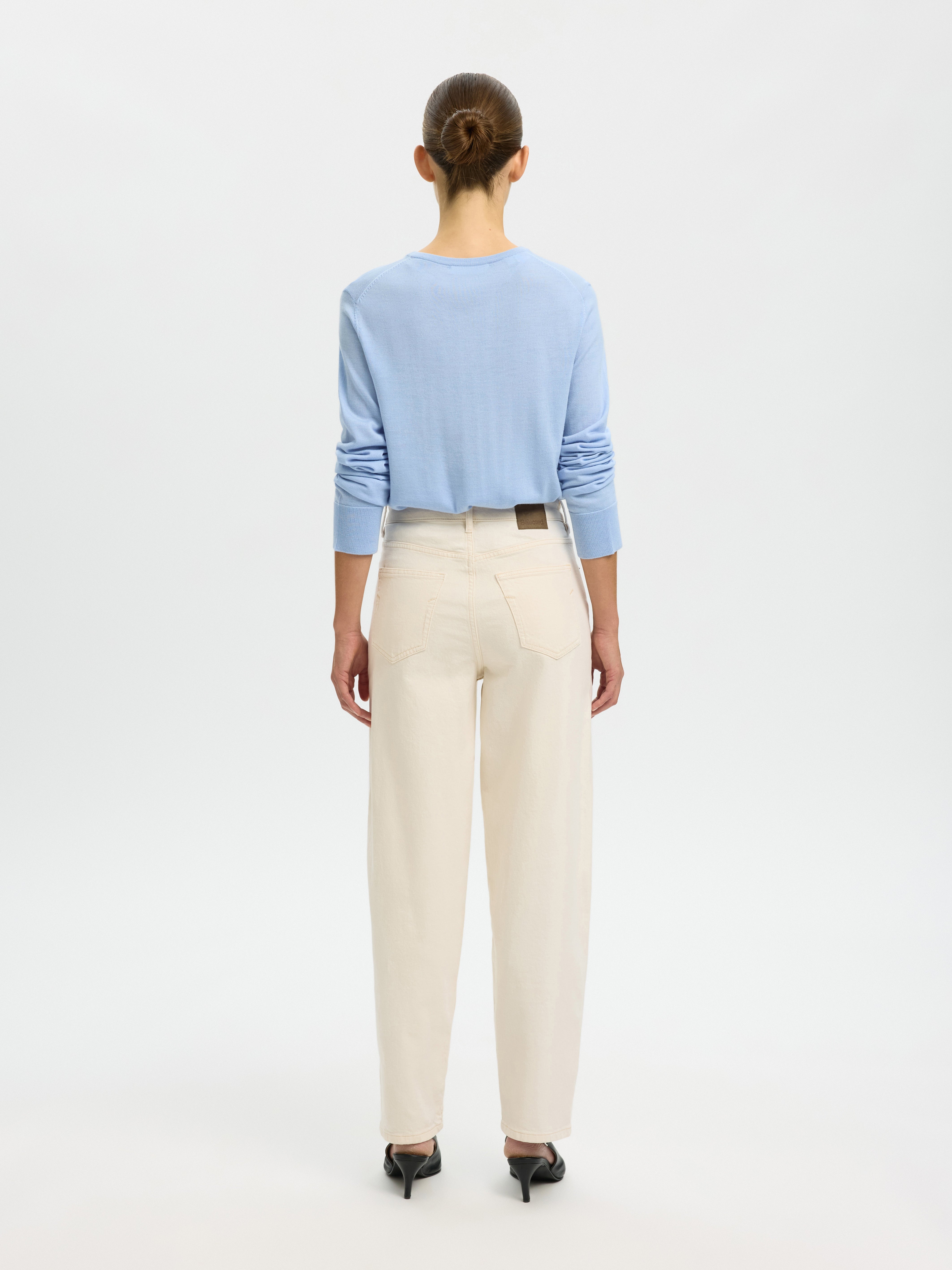 Thea knit Cardigan Blue | Selected Femme