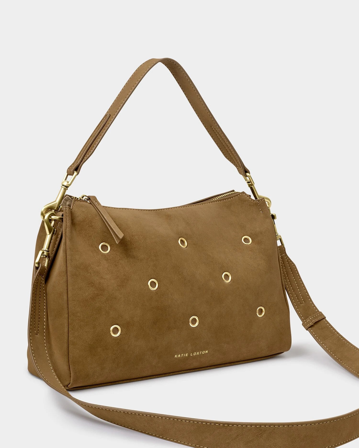 Alize Shoulder Bag Suede| Katie Loxton