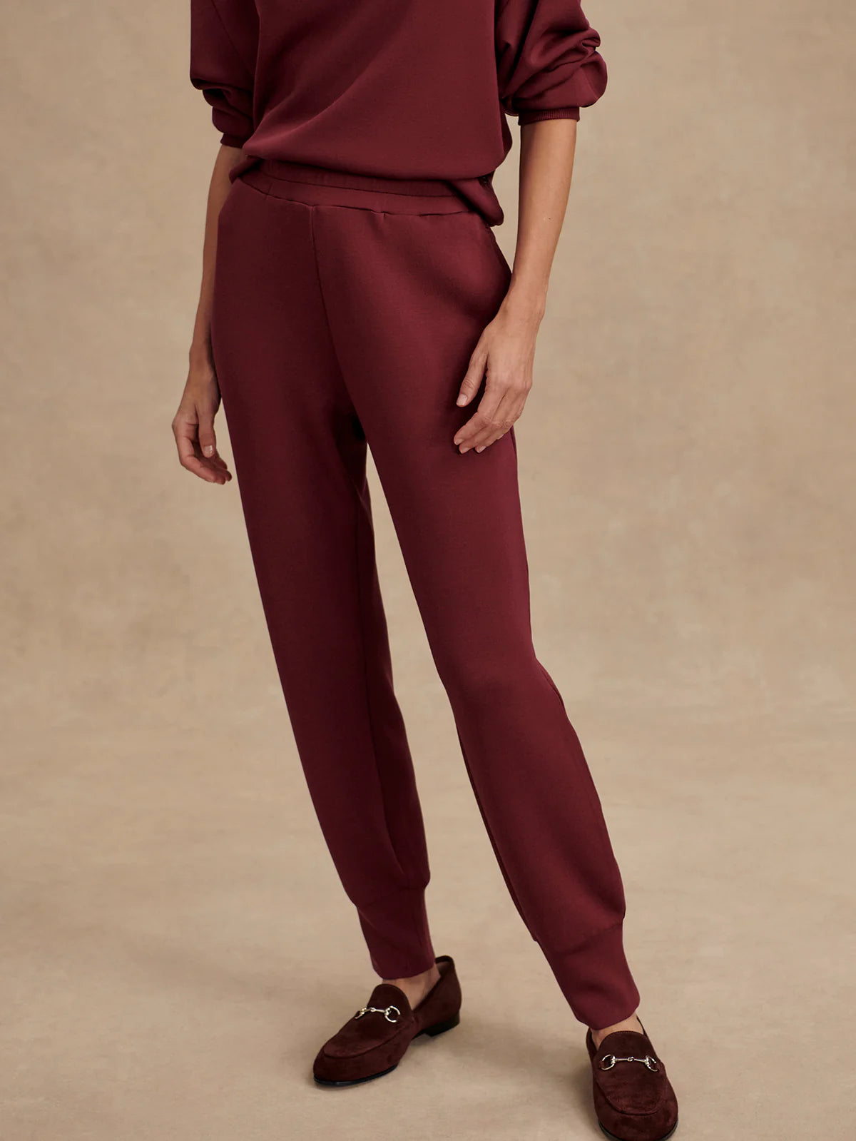 Slim Cuff Maroon Pant | Varley