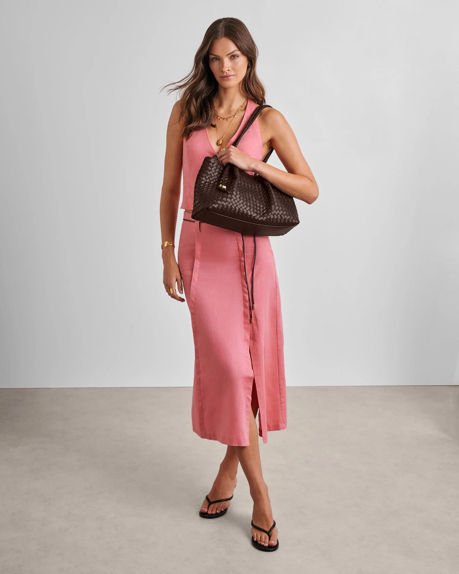Nova Woven Small Shoulder Tote | Katie Loxton