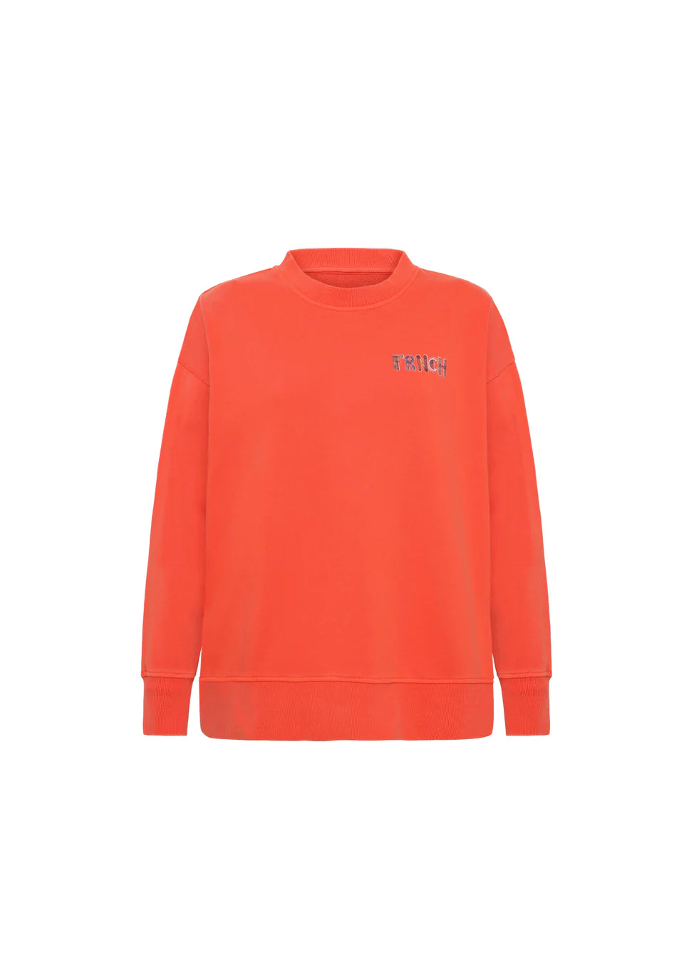 Athenais Orange Sweatshirt | Frnch