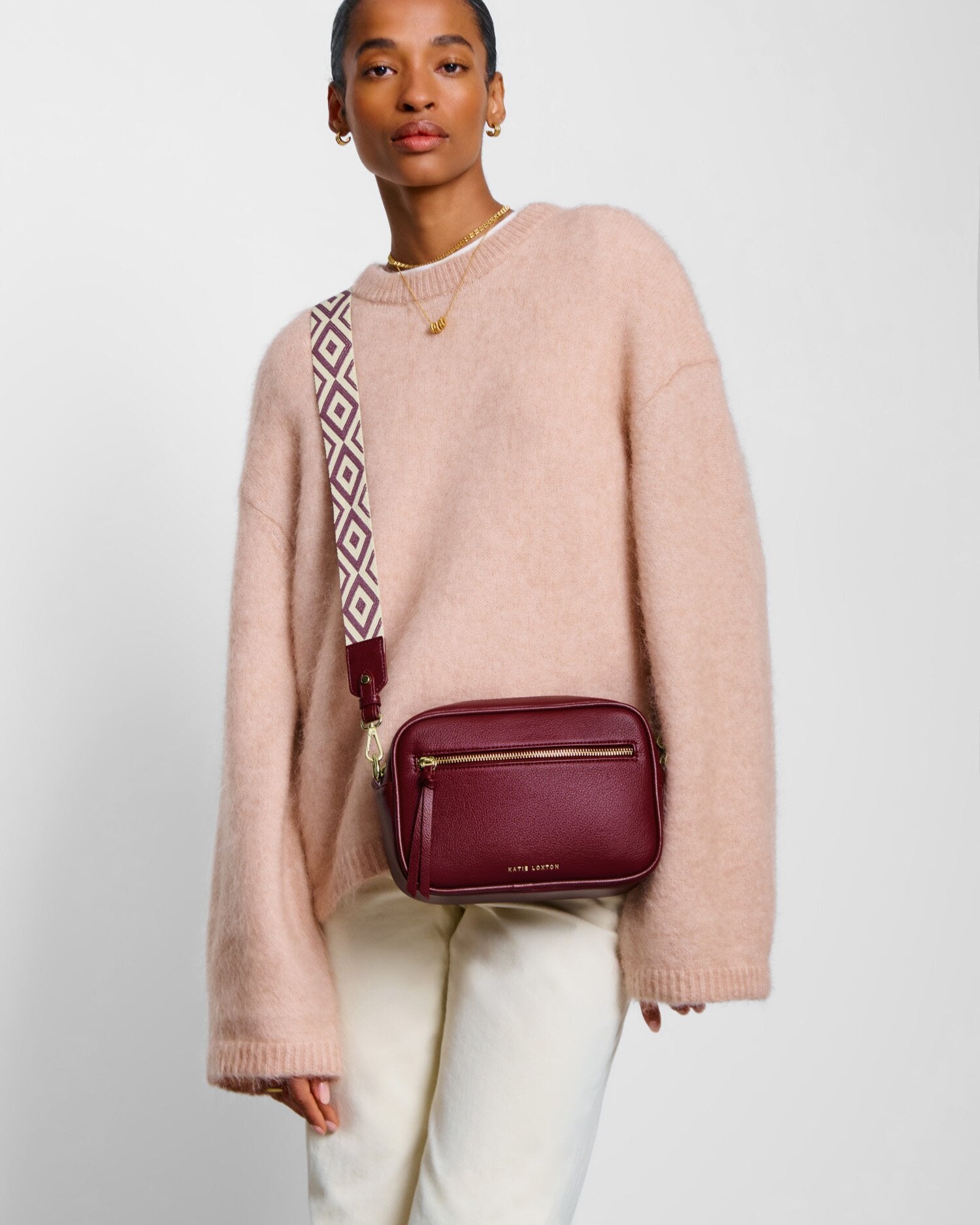 Hallie Crossbody Bag Cherry | Katie Loxton