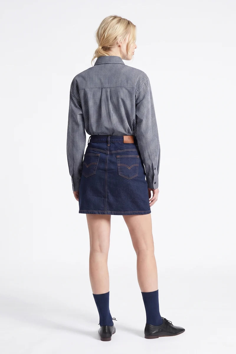 Olalie Navy Blouse|Artlove