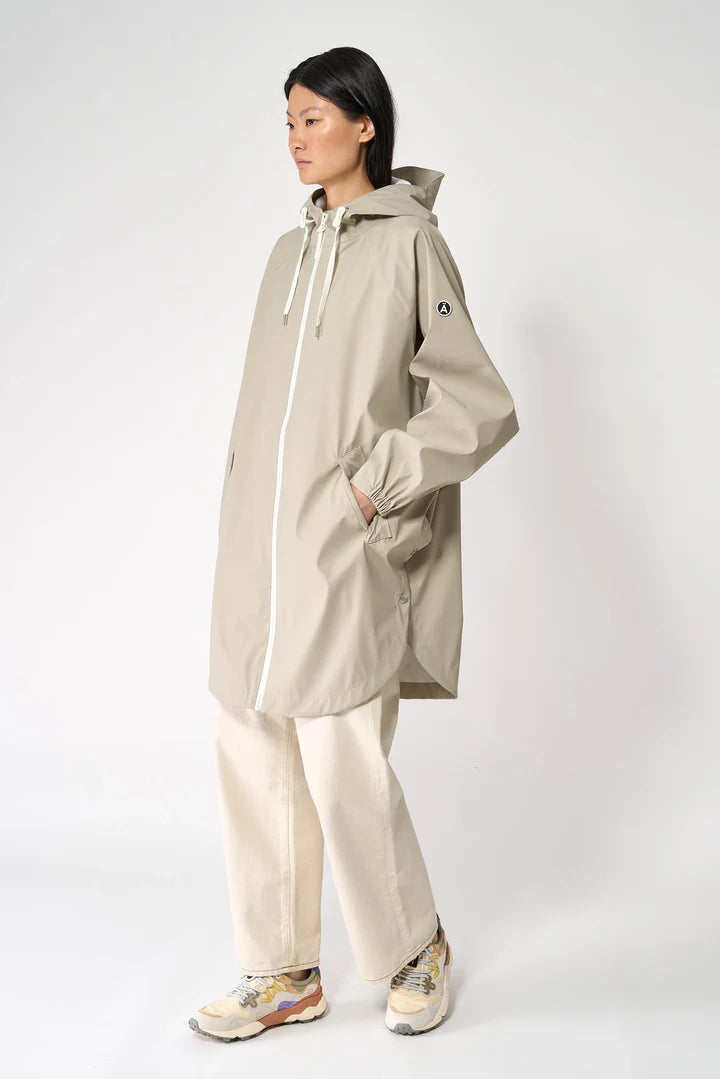 Sky Stone Grey Raincoat | Tanta