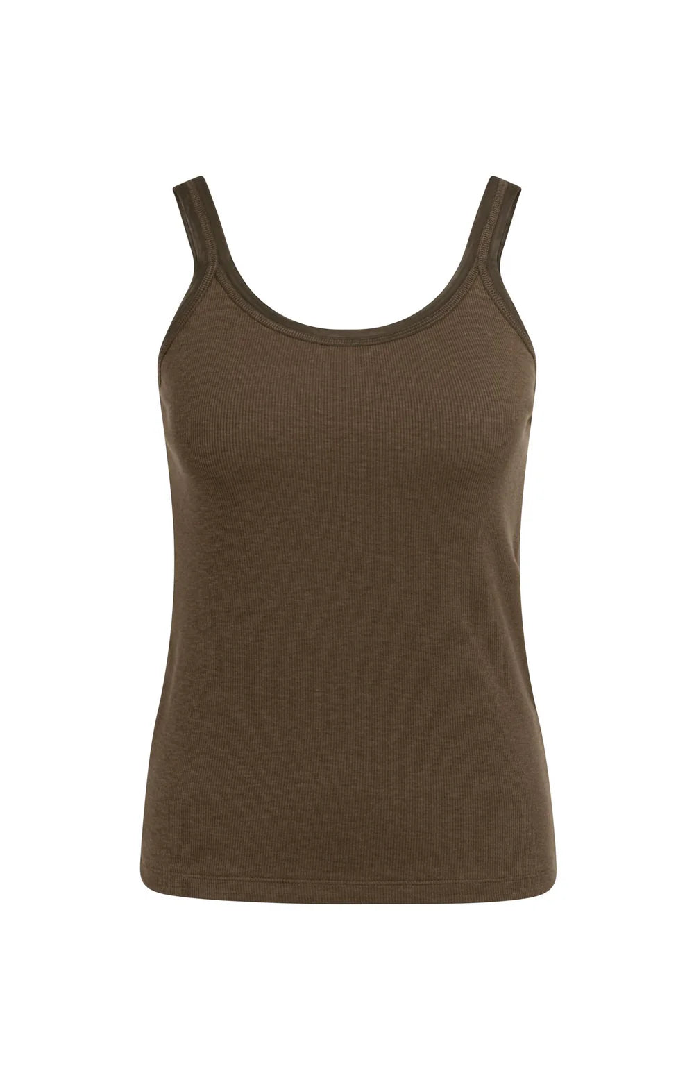 Brown Vest with Mesh |Yaya