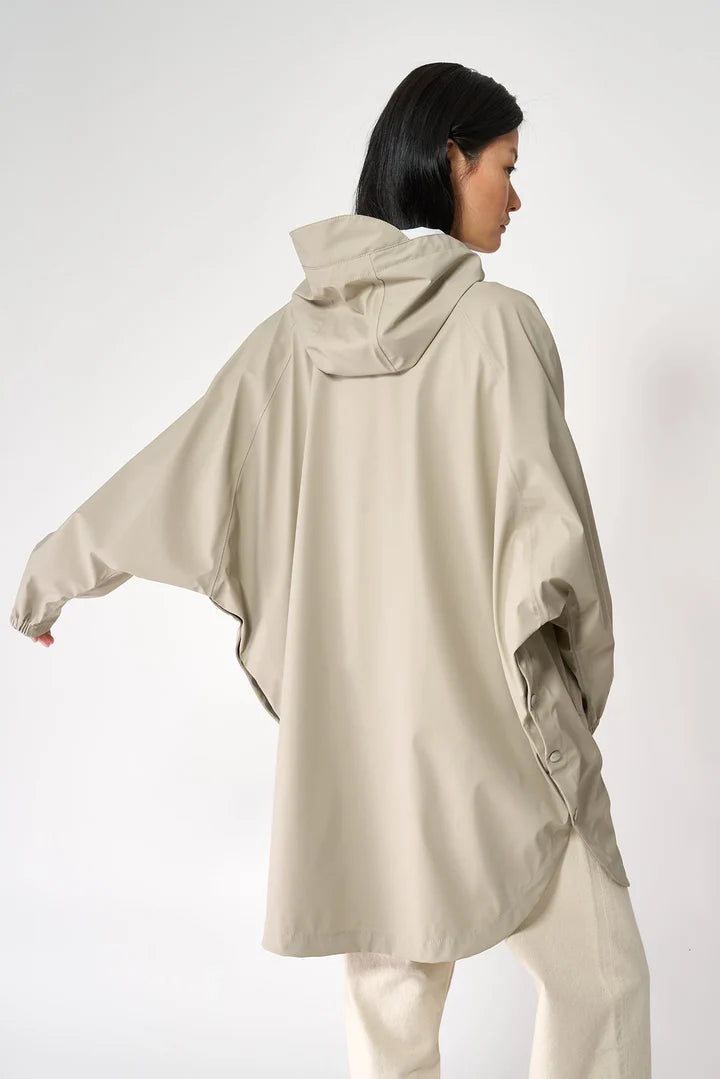 Sky Stone Grey Raincoat | Tanta