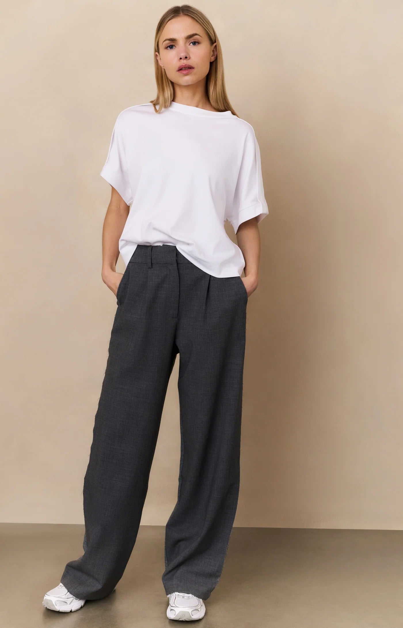 Short sleeve jersey rib top | Yaya