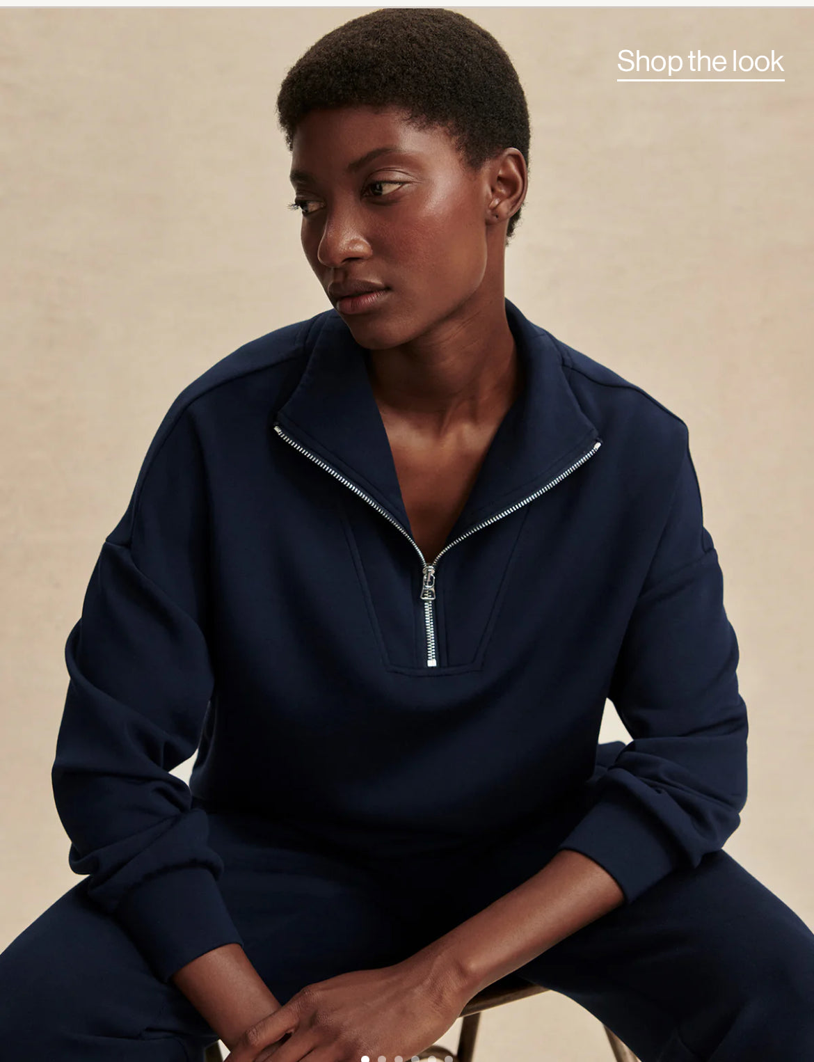 Hawley half zip navy | Varley