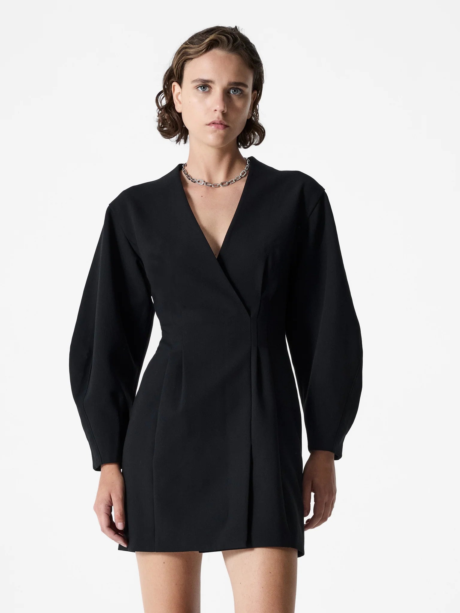 Azra Twill Wrap Dress | Selected Femme