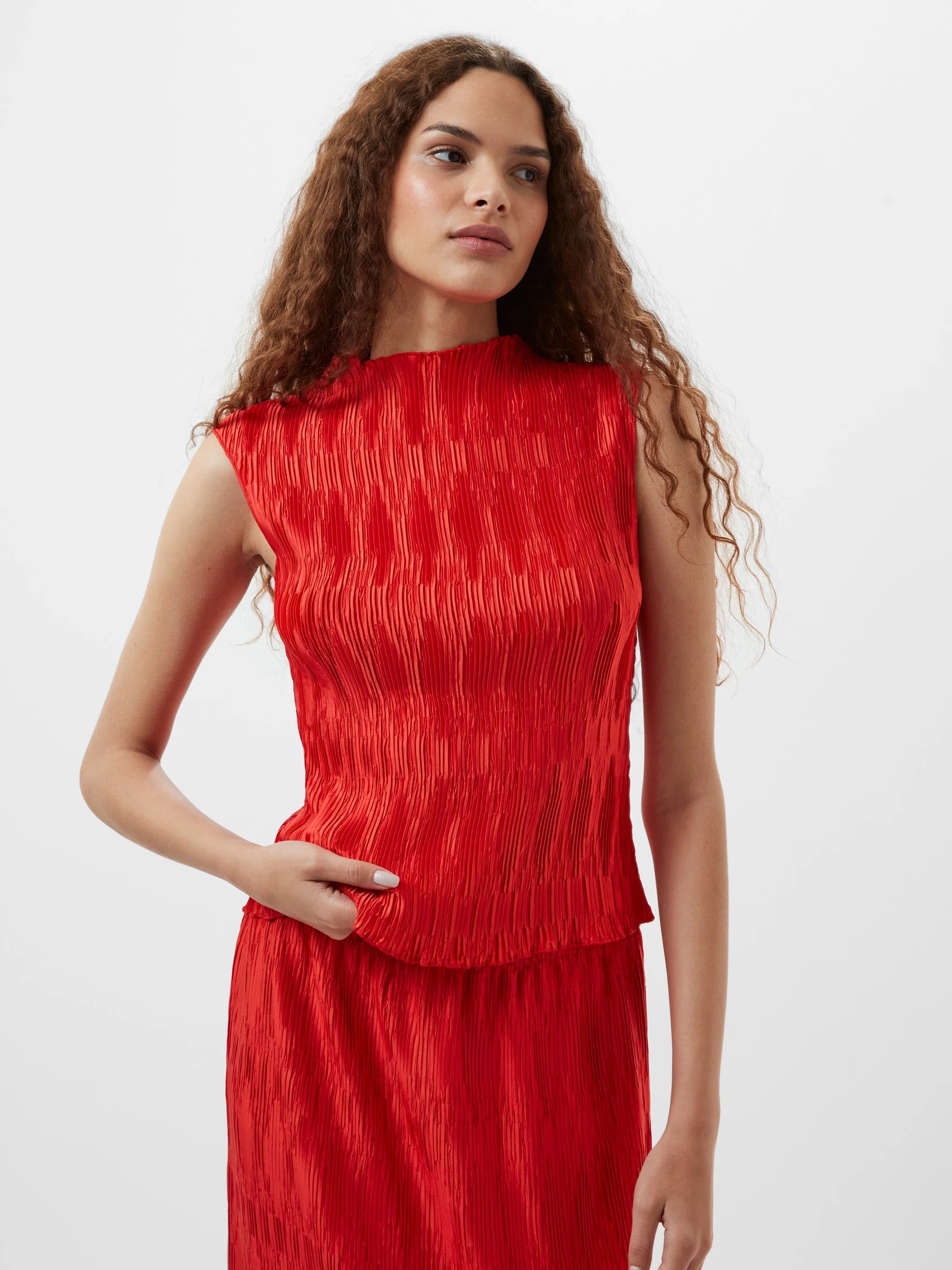 Moira Pleated Top | French Connection