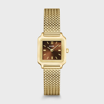 Gracieuse Mini Watch Brown Mesh|Cluse
