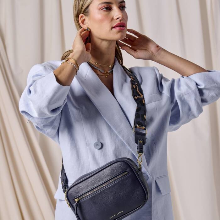 Hallie Crossbody Bag Midnight Blue | Katie Loxton