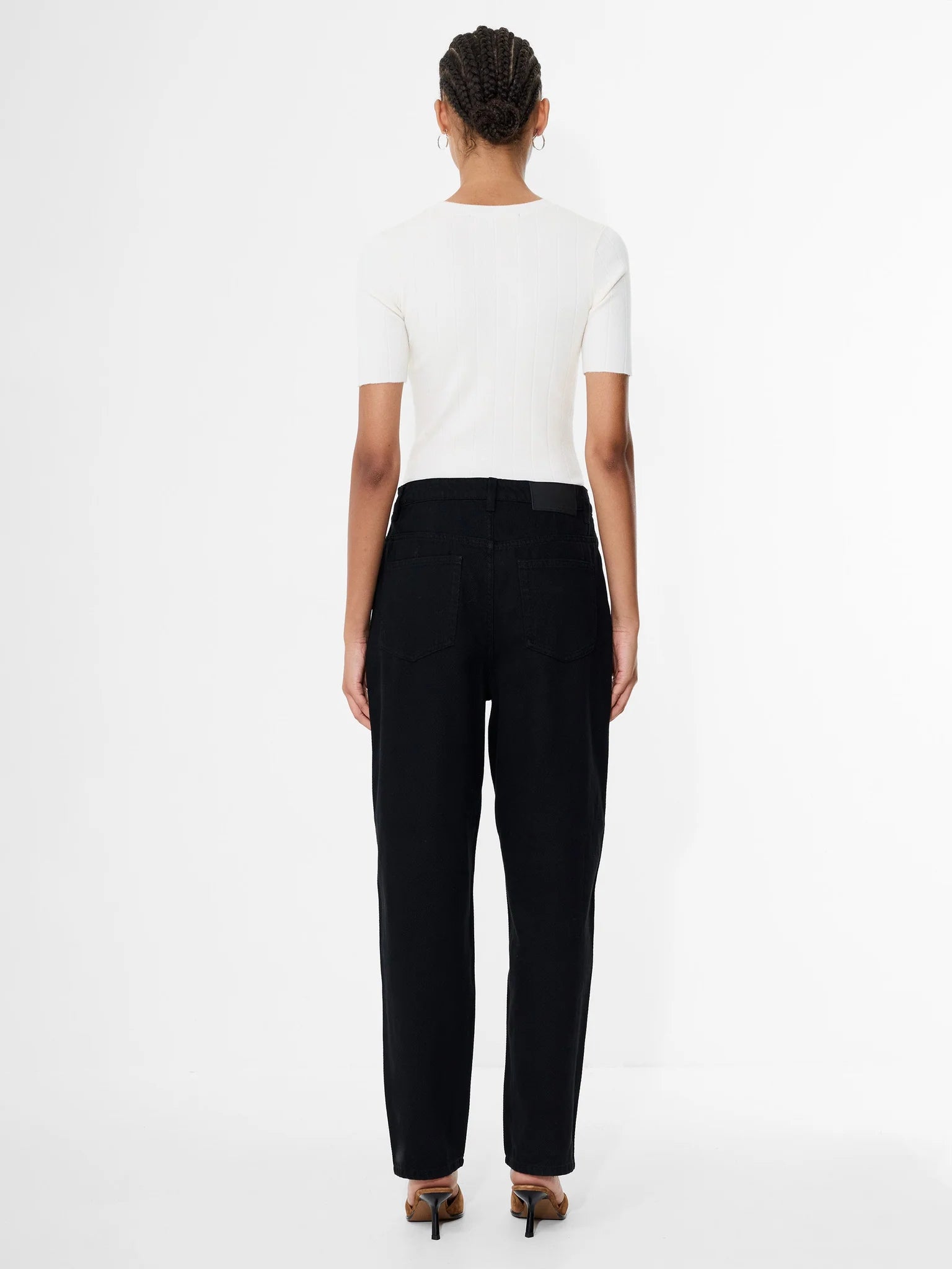 Loren twill barrel leg denim | French Connection