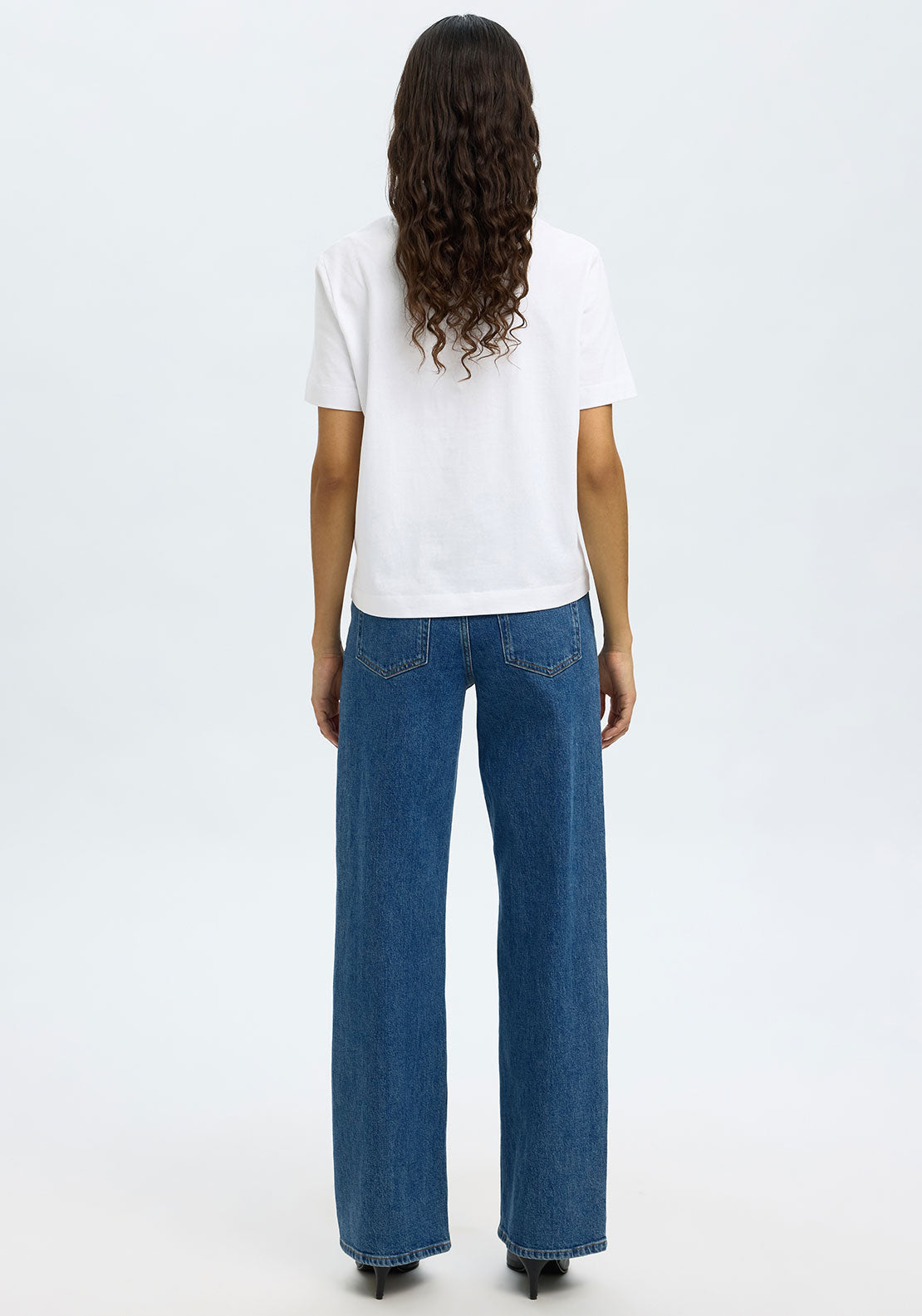 Wide Bea-Kori HW Medium Blue Jeans