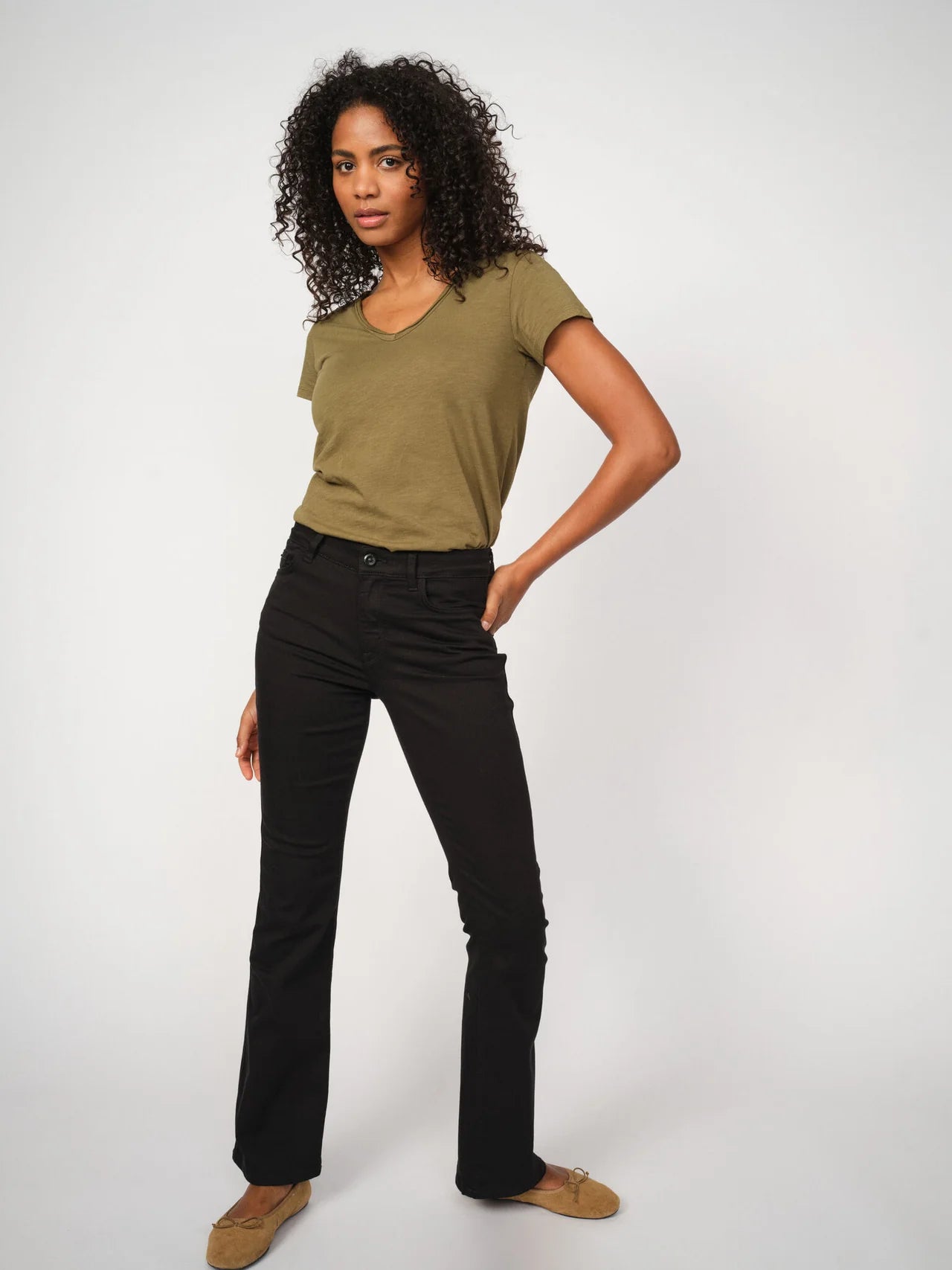 Ashley Deluxe Black Jeans | Mos Mosh
