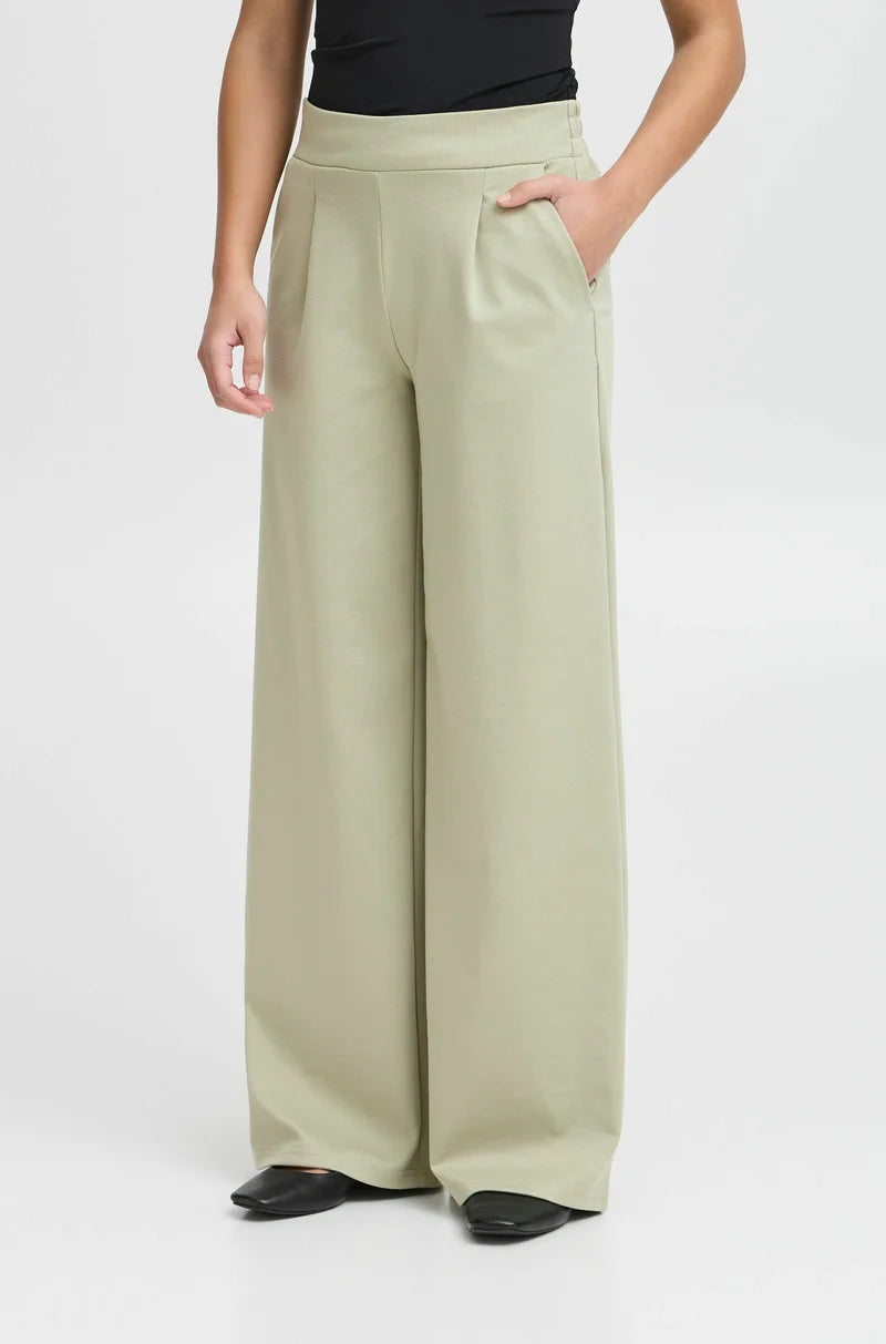 Kate Wide Crop Tea Trouser | Ichi