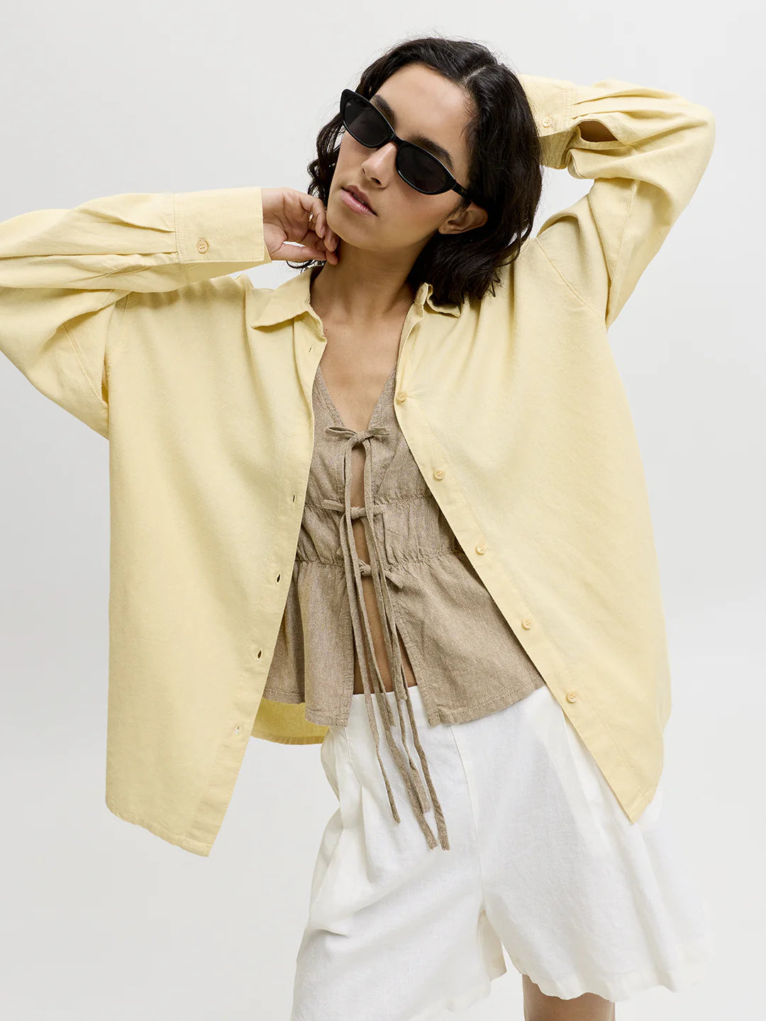 JXALMIRA Linen blend Shirt|JJXX