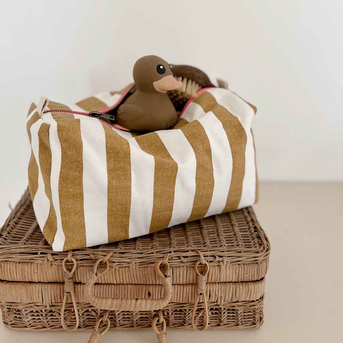 Vic Caramel wash bag|Rose in April