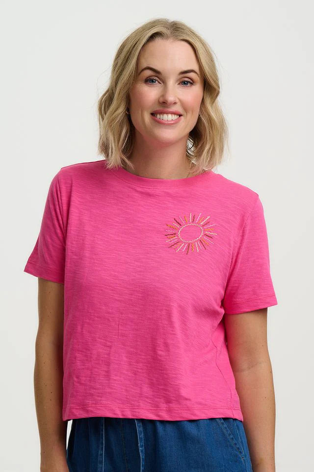 Shelby Boxy T Shirt|Sugarhill