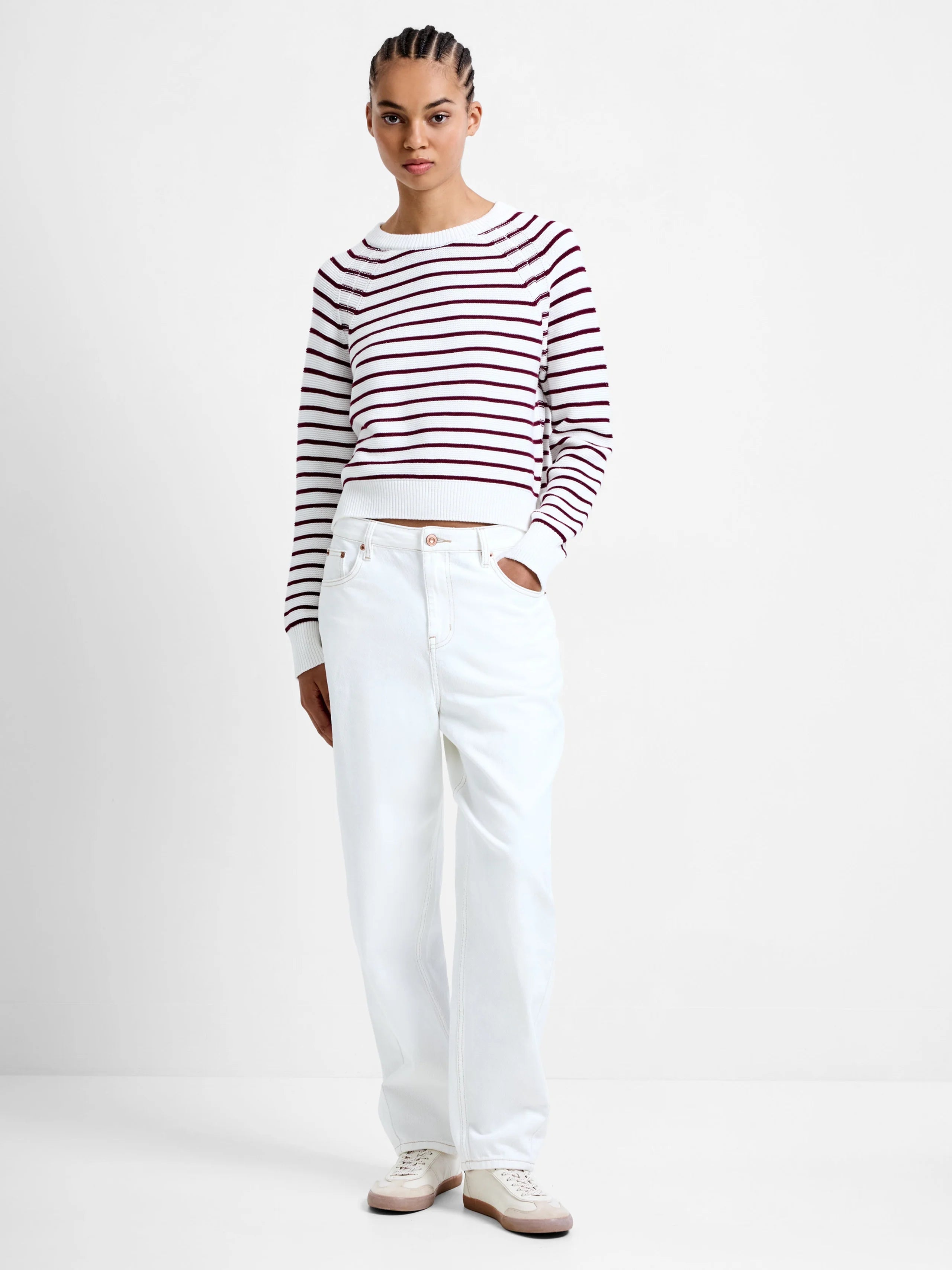 Lily Mozart Stripe Crewneck | French Connection
