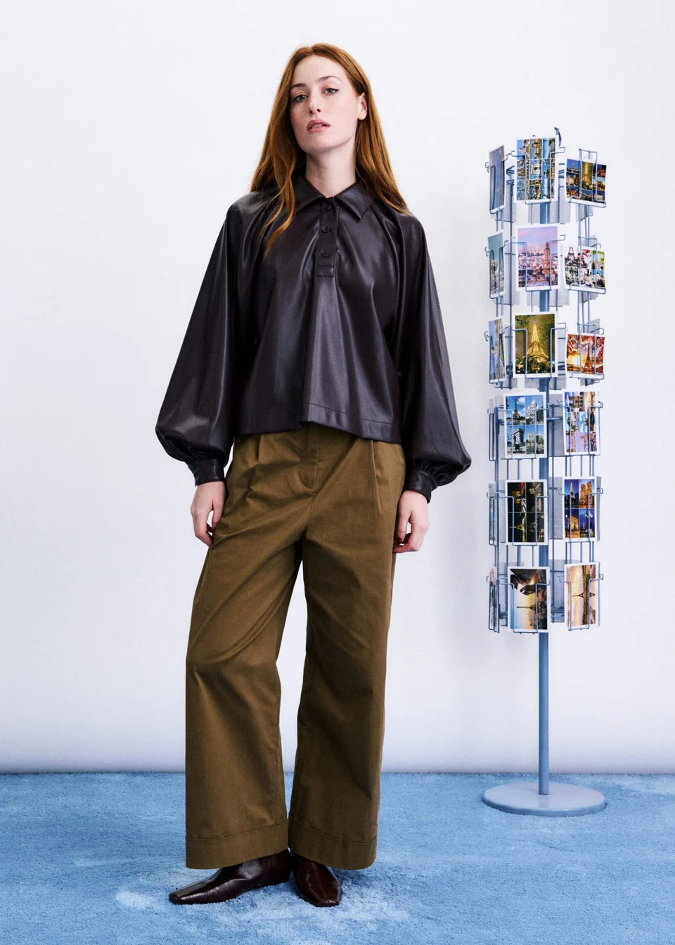 Seorak PU Blouse | Frnch