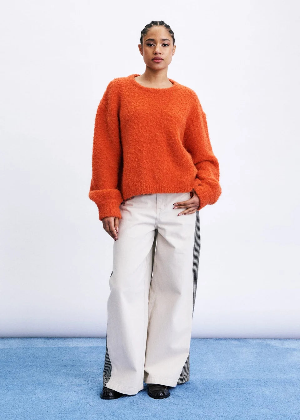 Orange Sapporo Sweater | Frnch