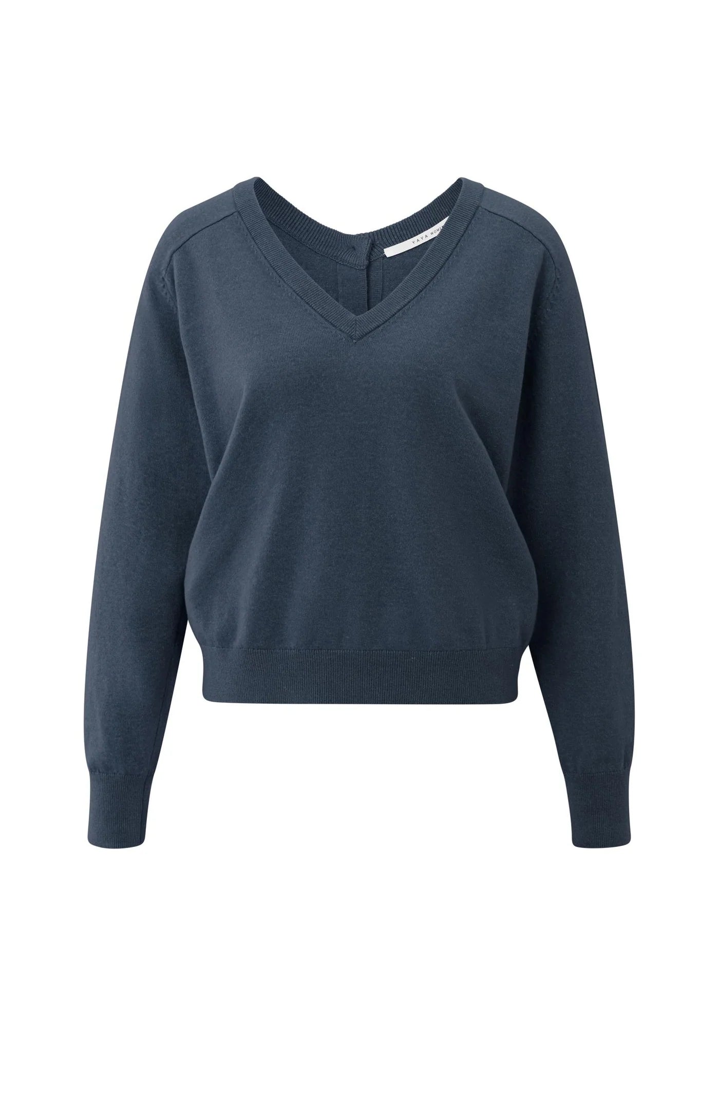 Double V neck sweater | YAYA