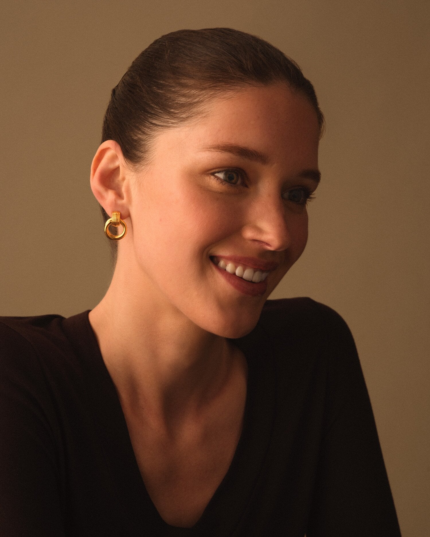 Demi Waterproof Gold Earrings | Katie Loxton