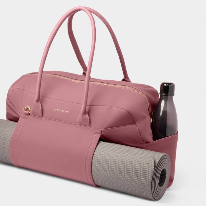 Nylon Everyday Holdall Bag Deep Rose | Katie Loxton