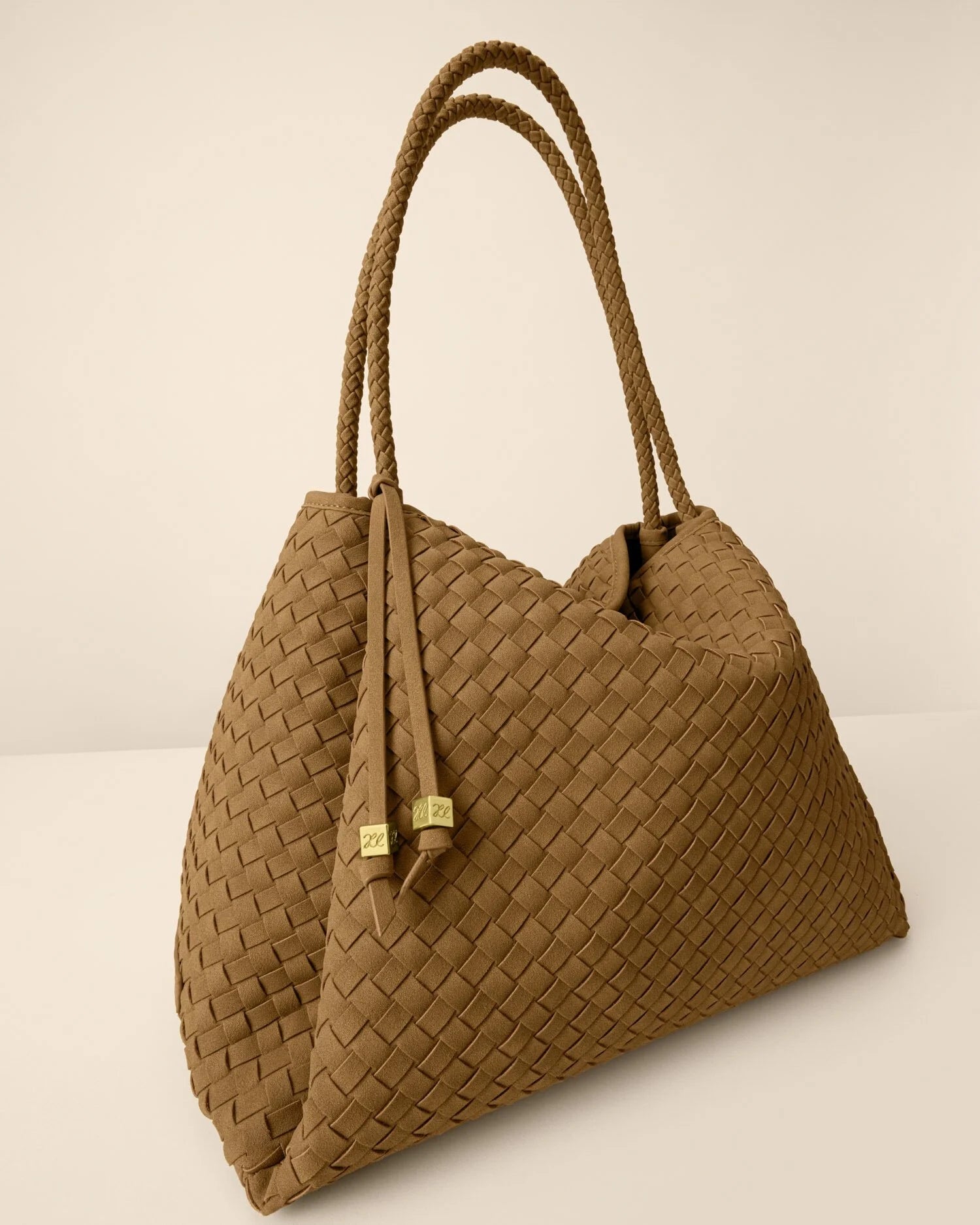 Nova Hand Woven Suedette Large Shoulder Bag | Katie Loxton