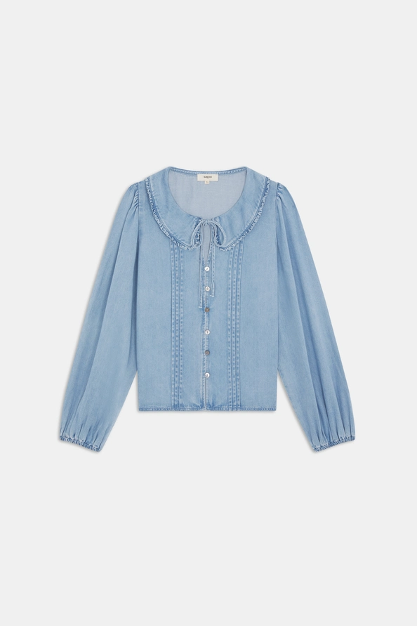 Lazar denim blouse|Suncoo