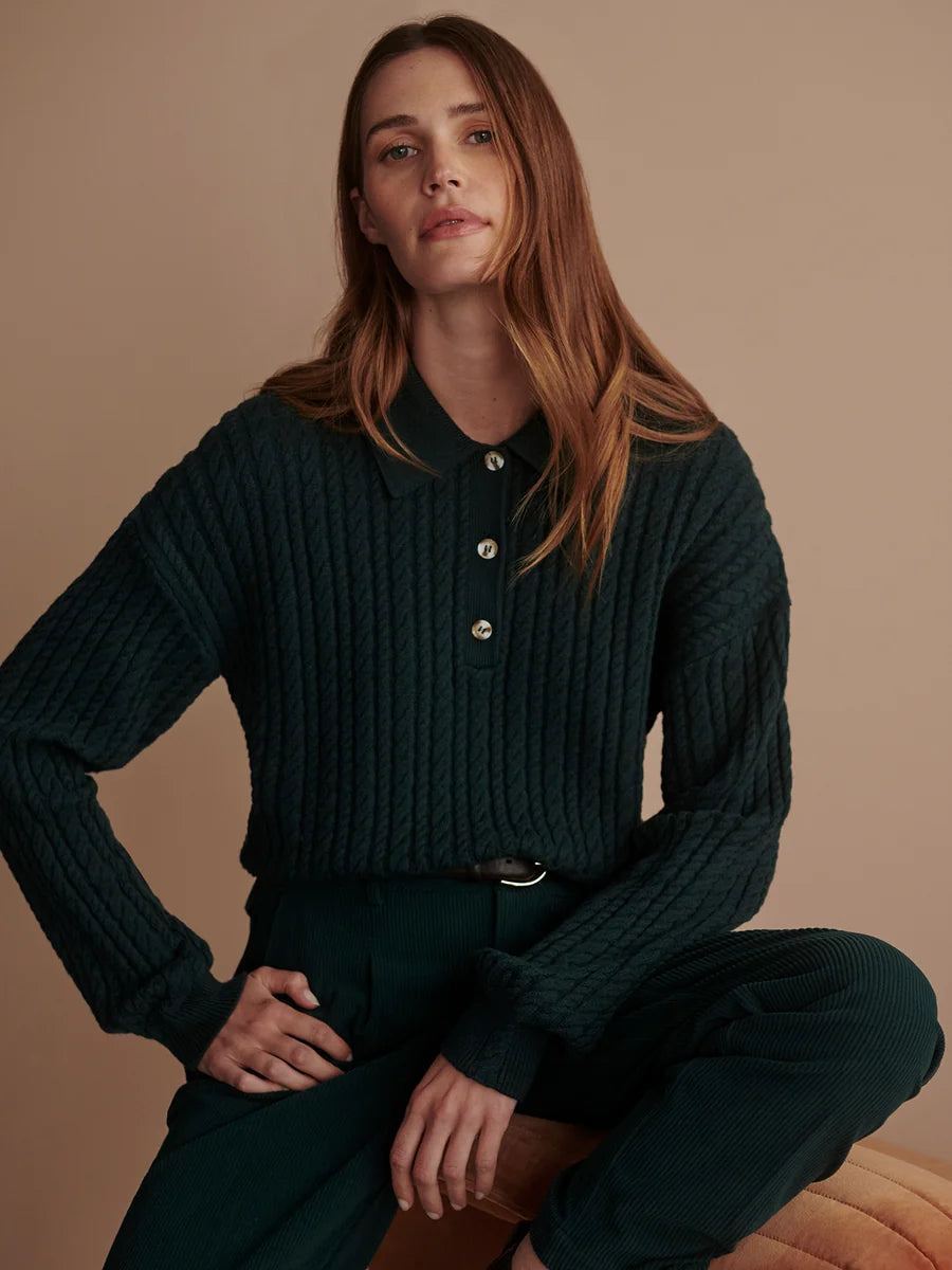 Dottie Polo Knit Sweater | Varley