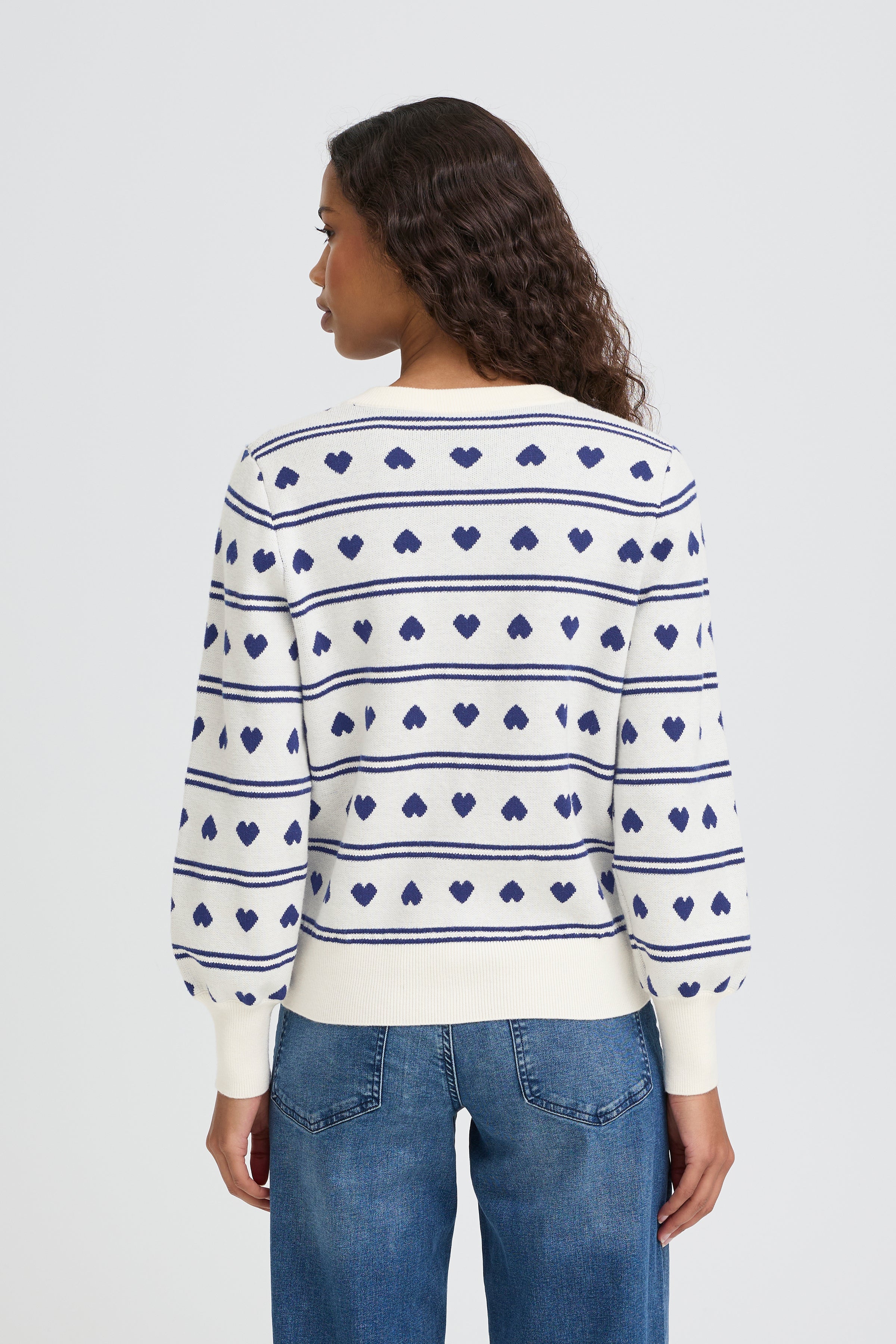 Brielle Cardigan Blue |Ichi