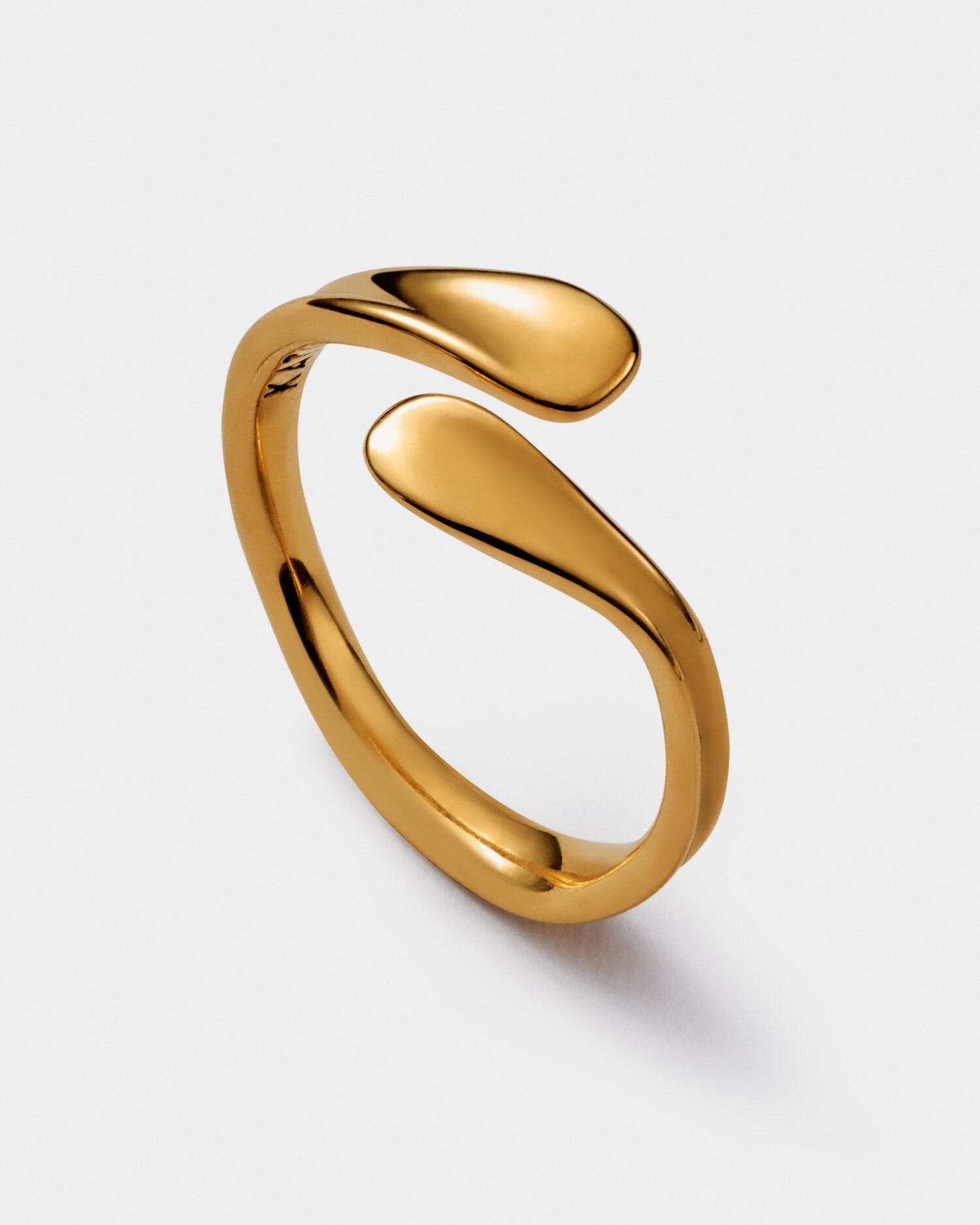 Molten Luxe Waterproof Gold Wrap Ring |Katie Loxton