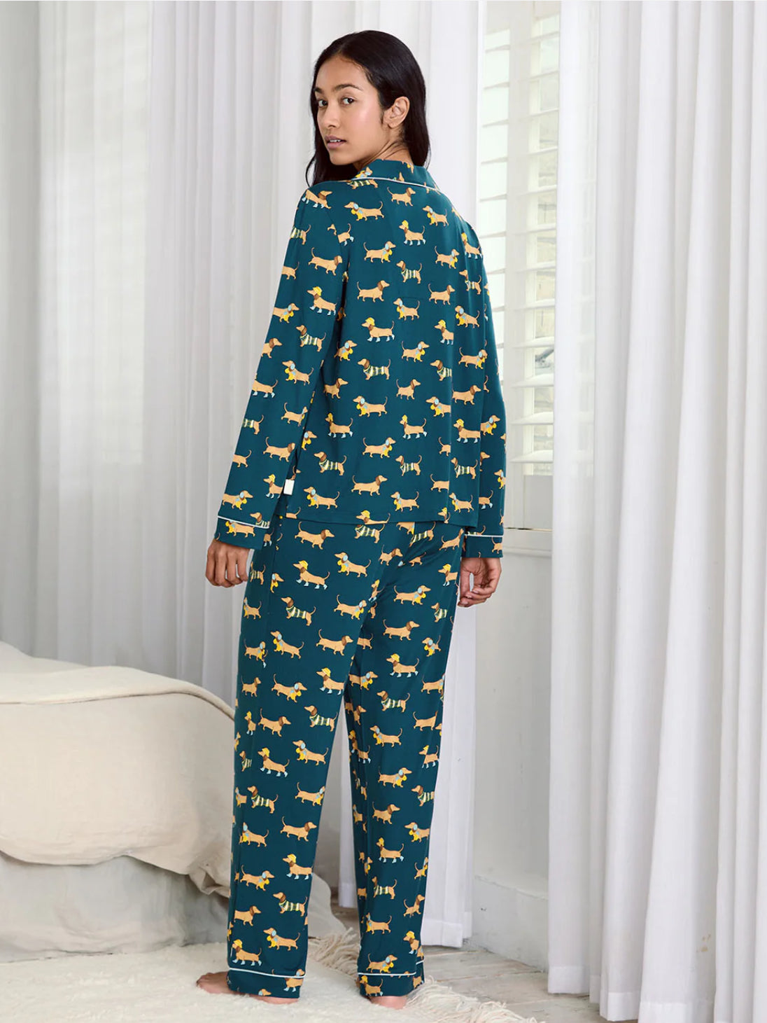 Chelsea Peers| Sausage Dog print PJs