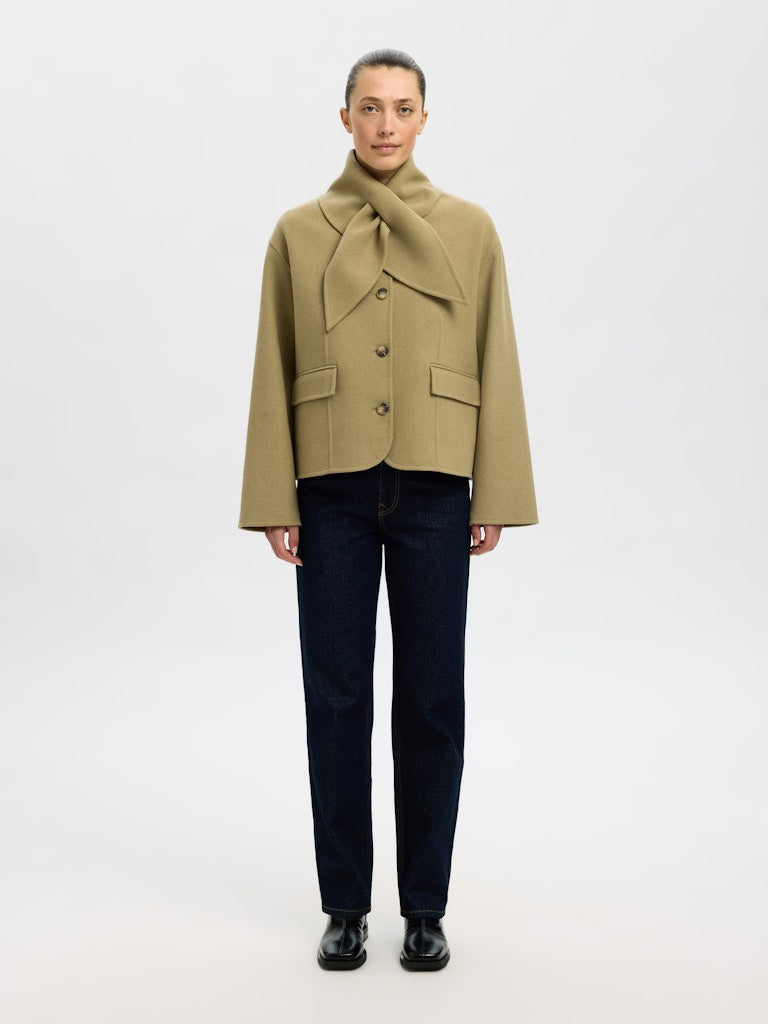 Jula handmade scarf Jacket | Selected Femme