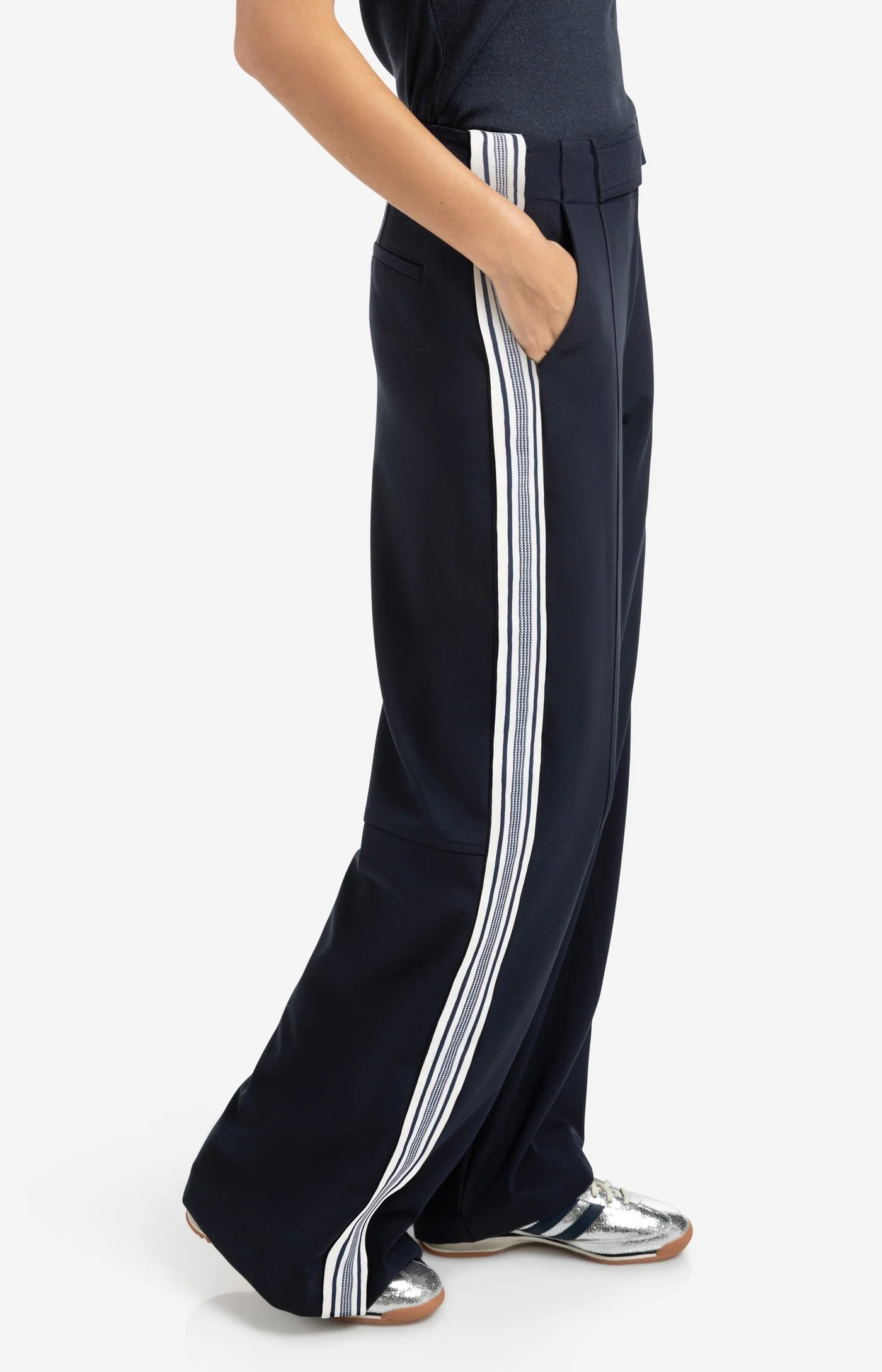 High waist wide leg trouser| YAYA