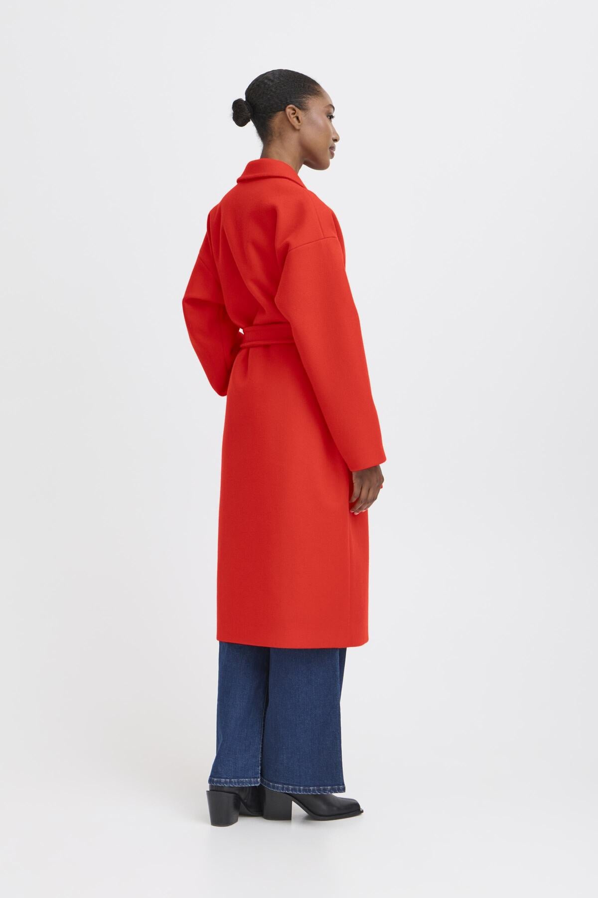 Jannet Jacket fiery red | Ichi
