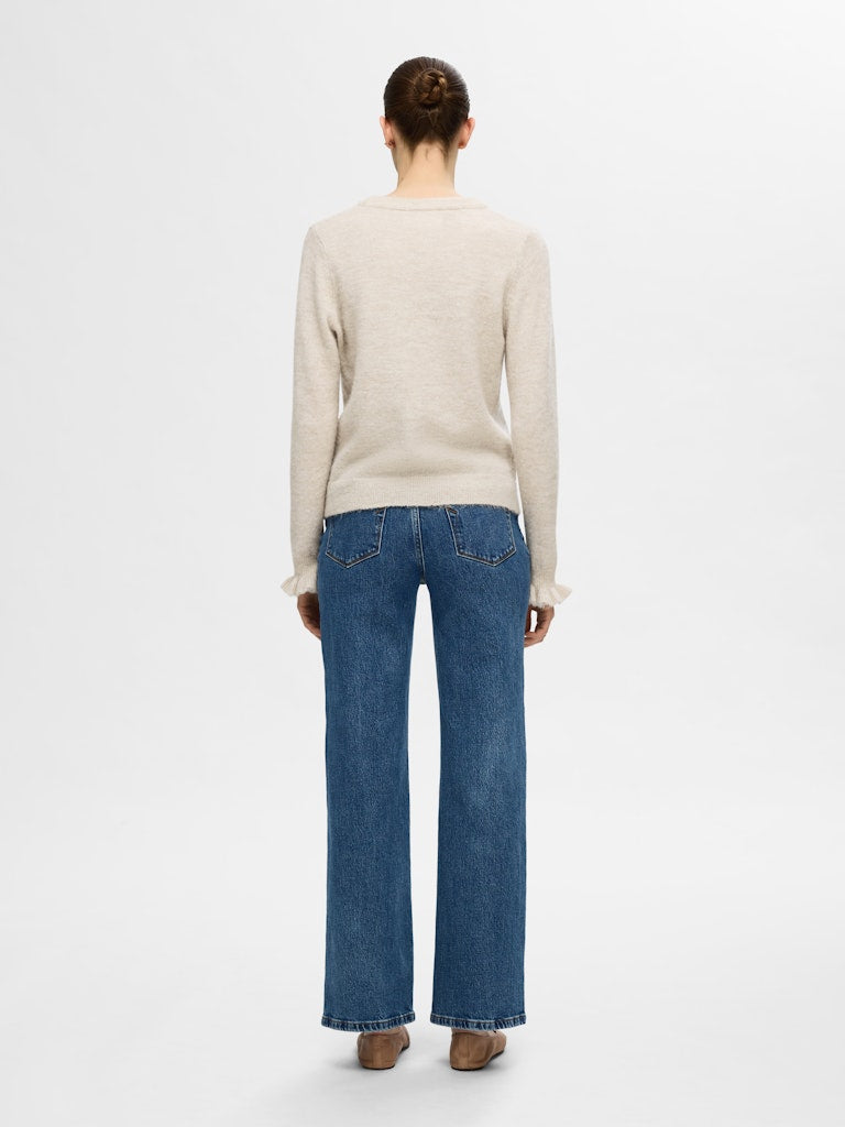 Lulu frill cuff knit | Selected Femme