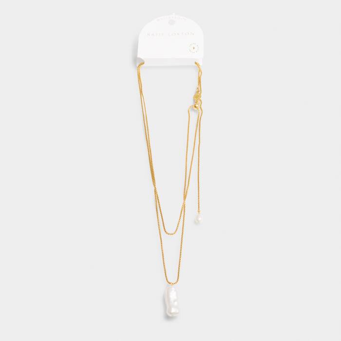 Pearl Lariat Necklace | Katie Loxton