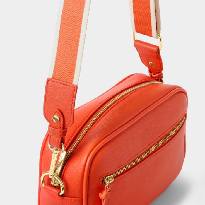 Hallie Crossbody Bag Deep Orange | Katie Loxton