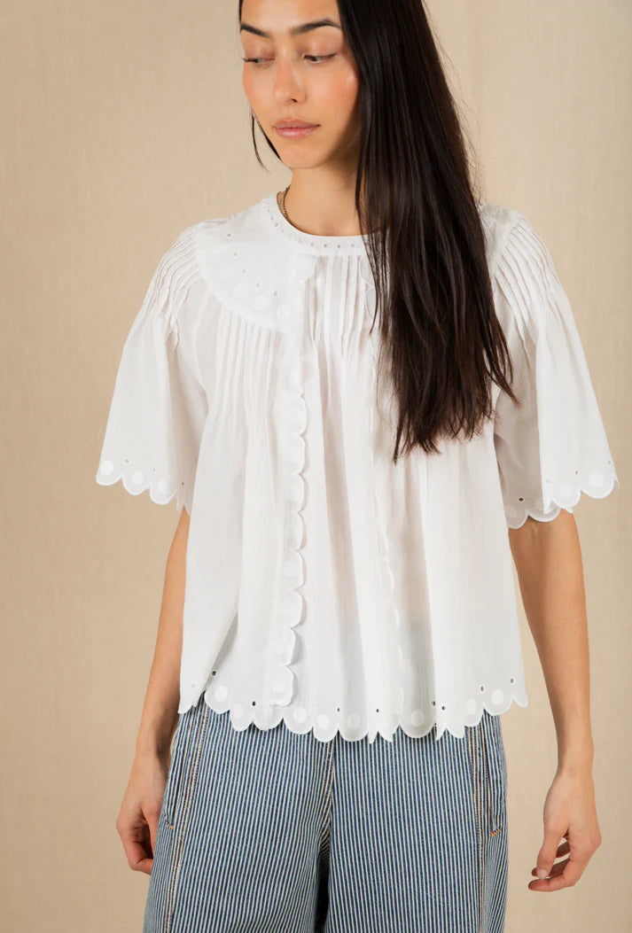 White Flora Top | Bonte