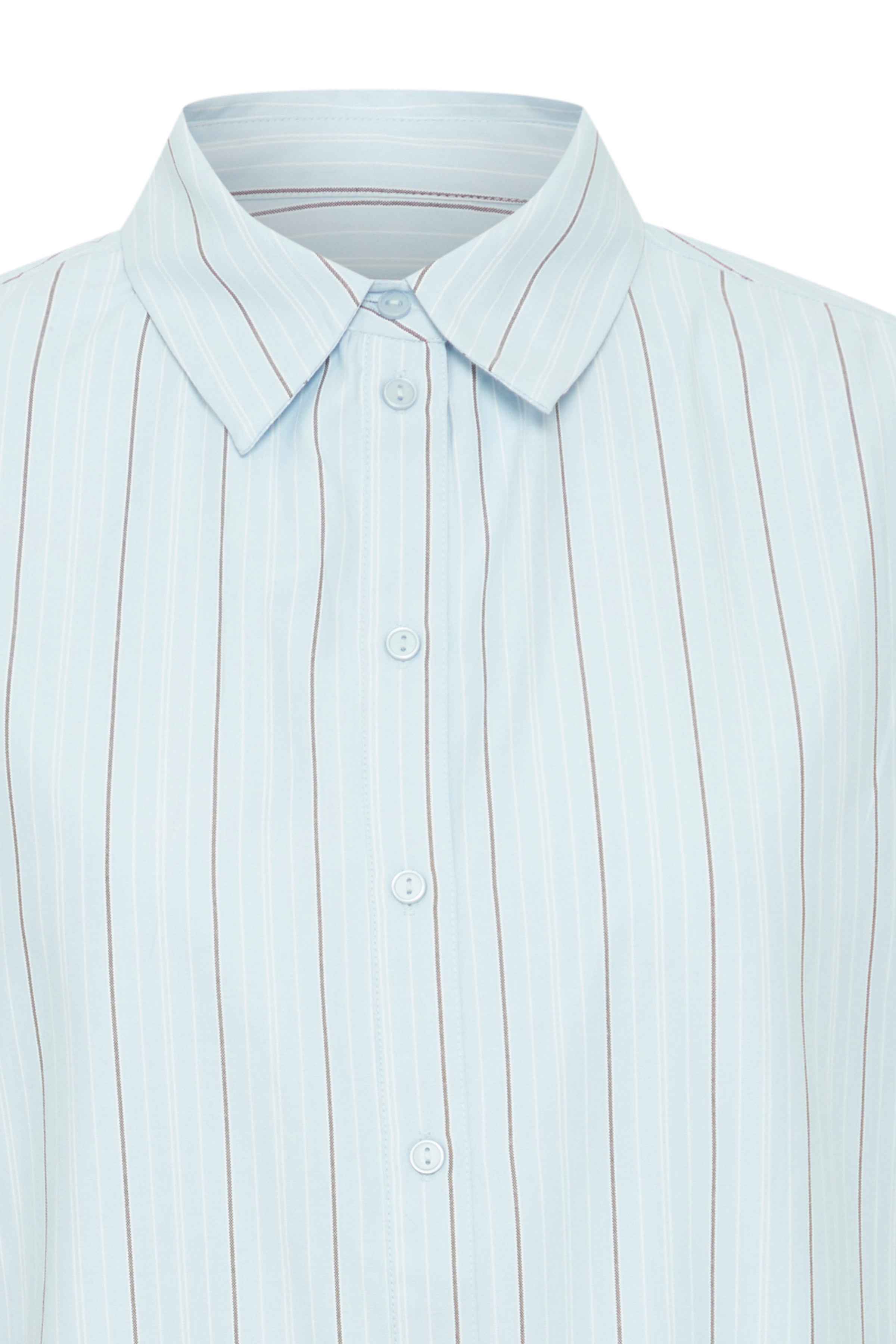 Stripie blue Shirt | Ichi