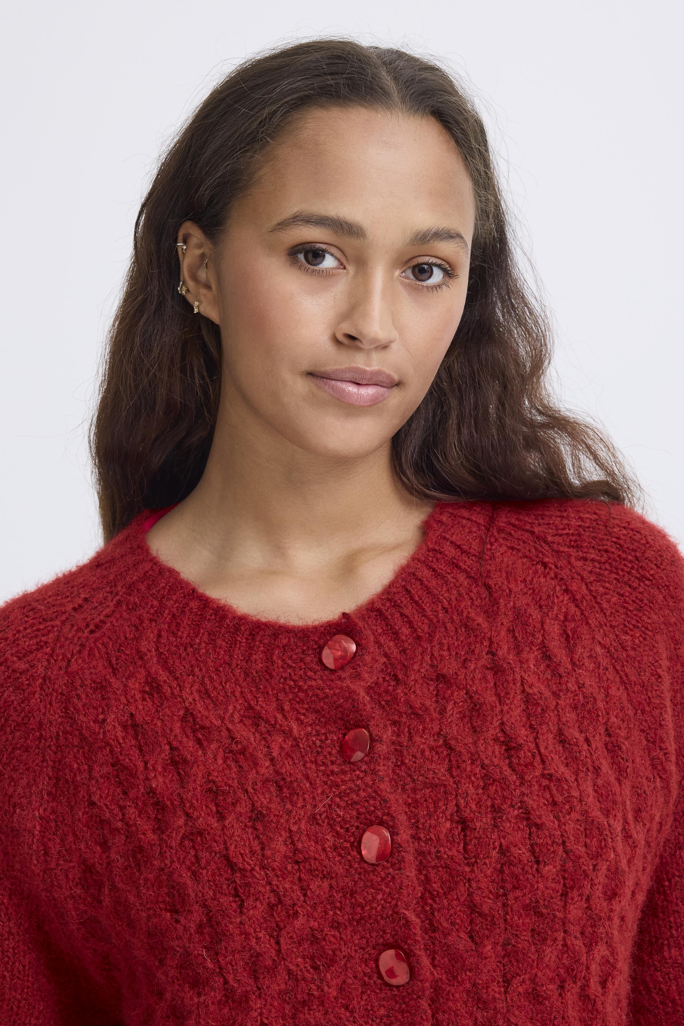 Belablue red cardigan | Ichi