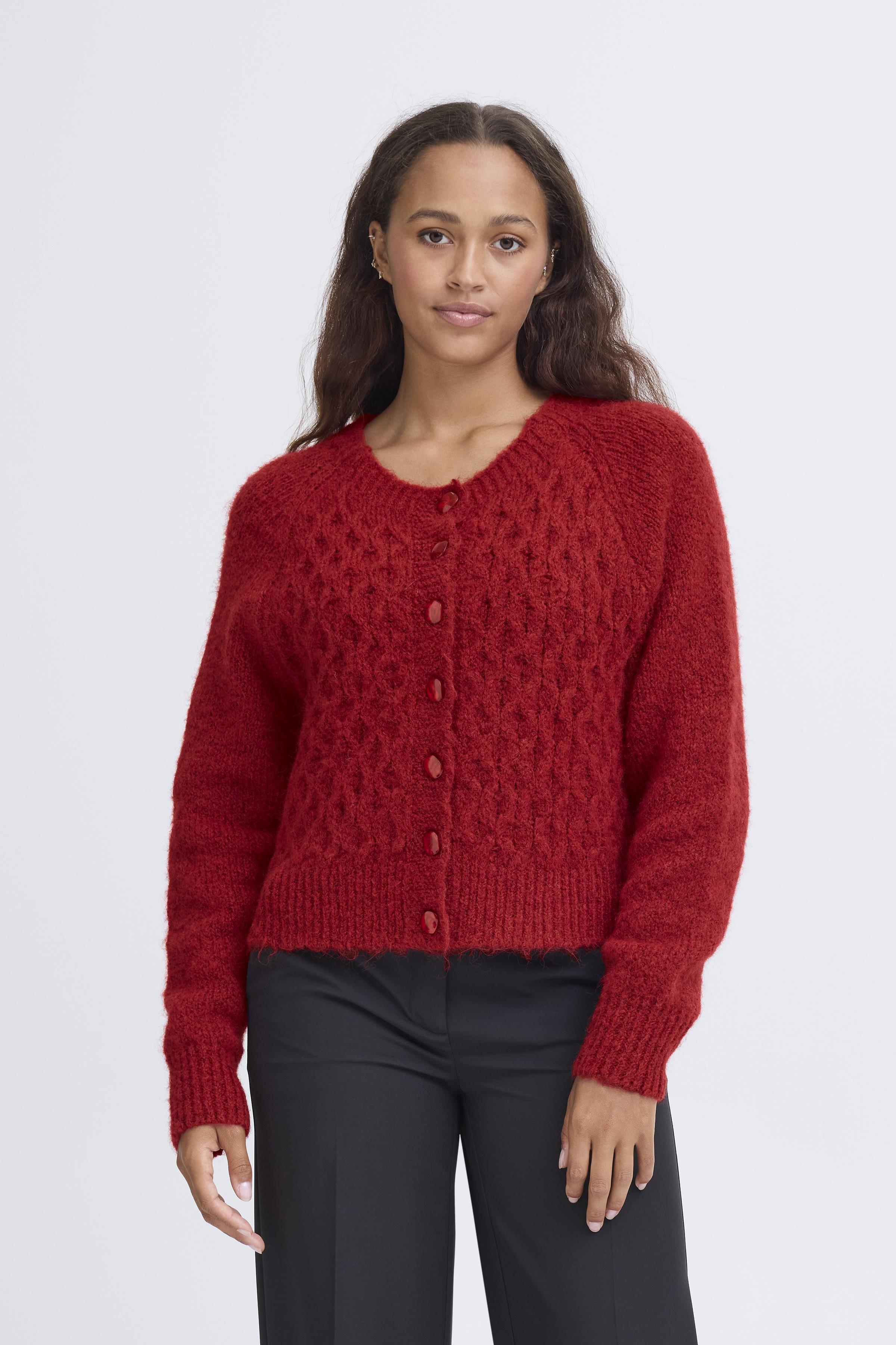 Belablue red cardigan | Ichi