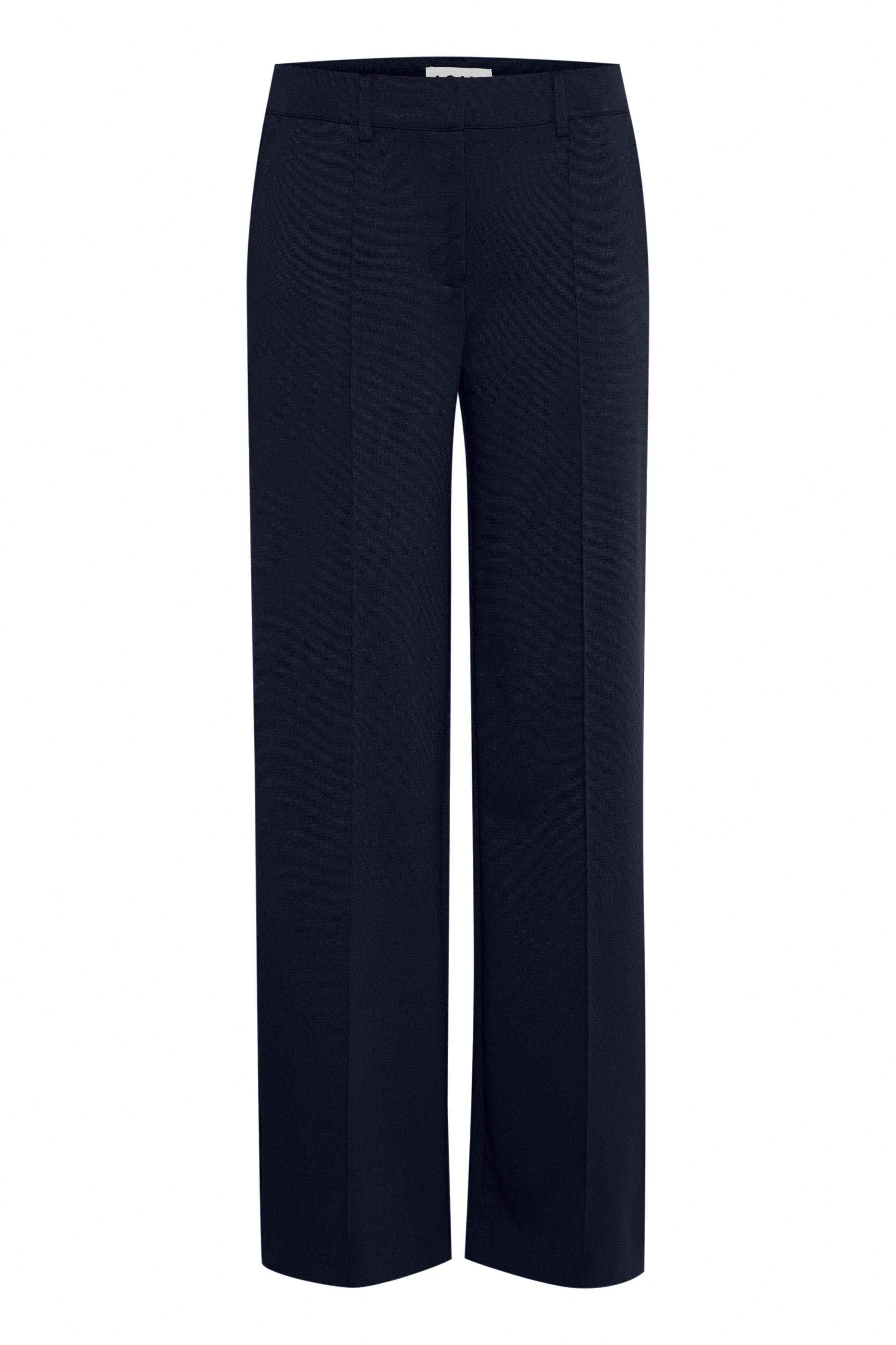 Kate navy sus office wide pant | Ichi