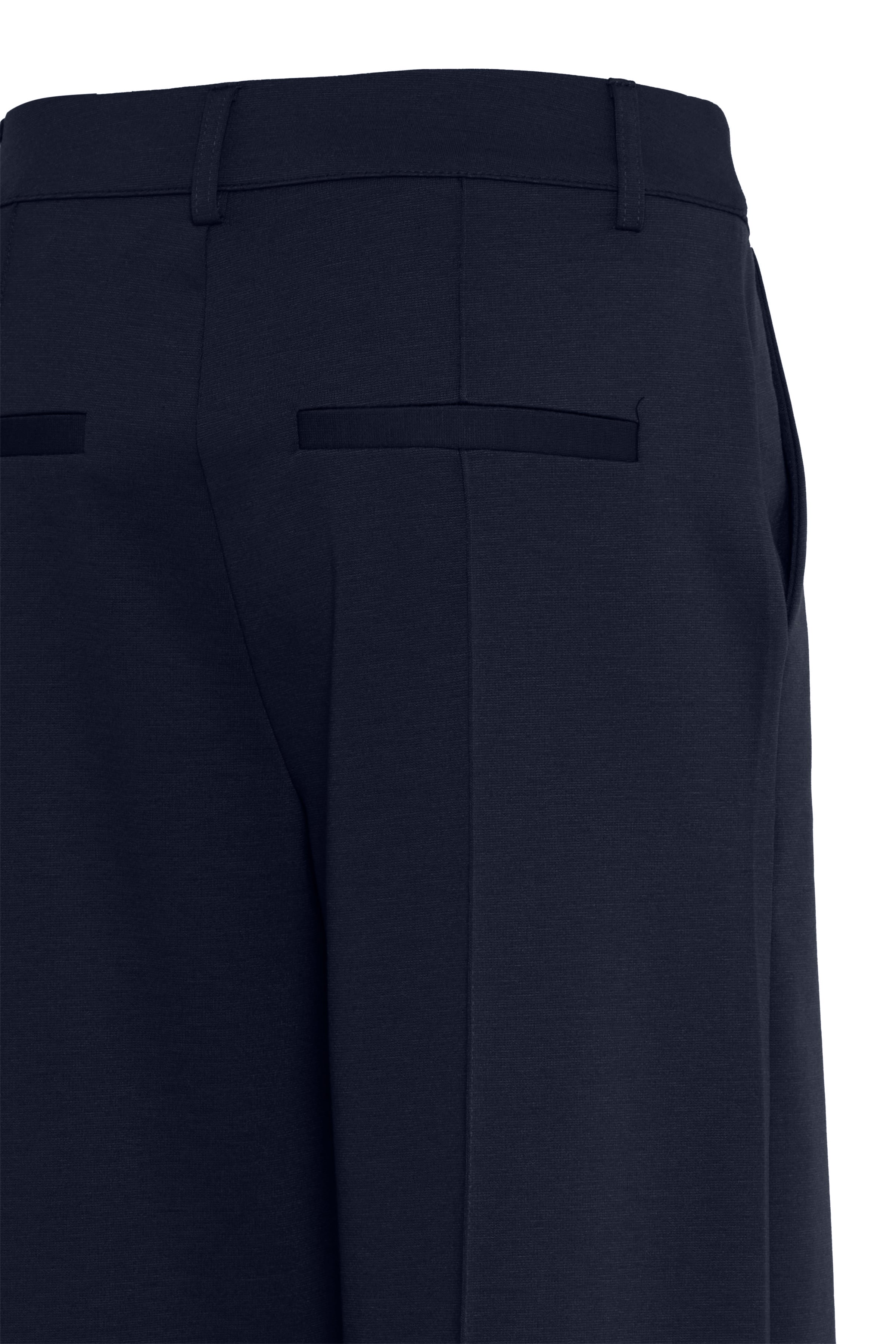 Kate navy sus office wide pant | Ichi