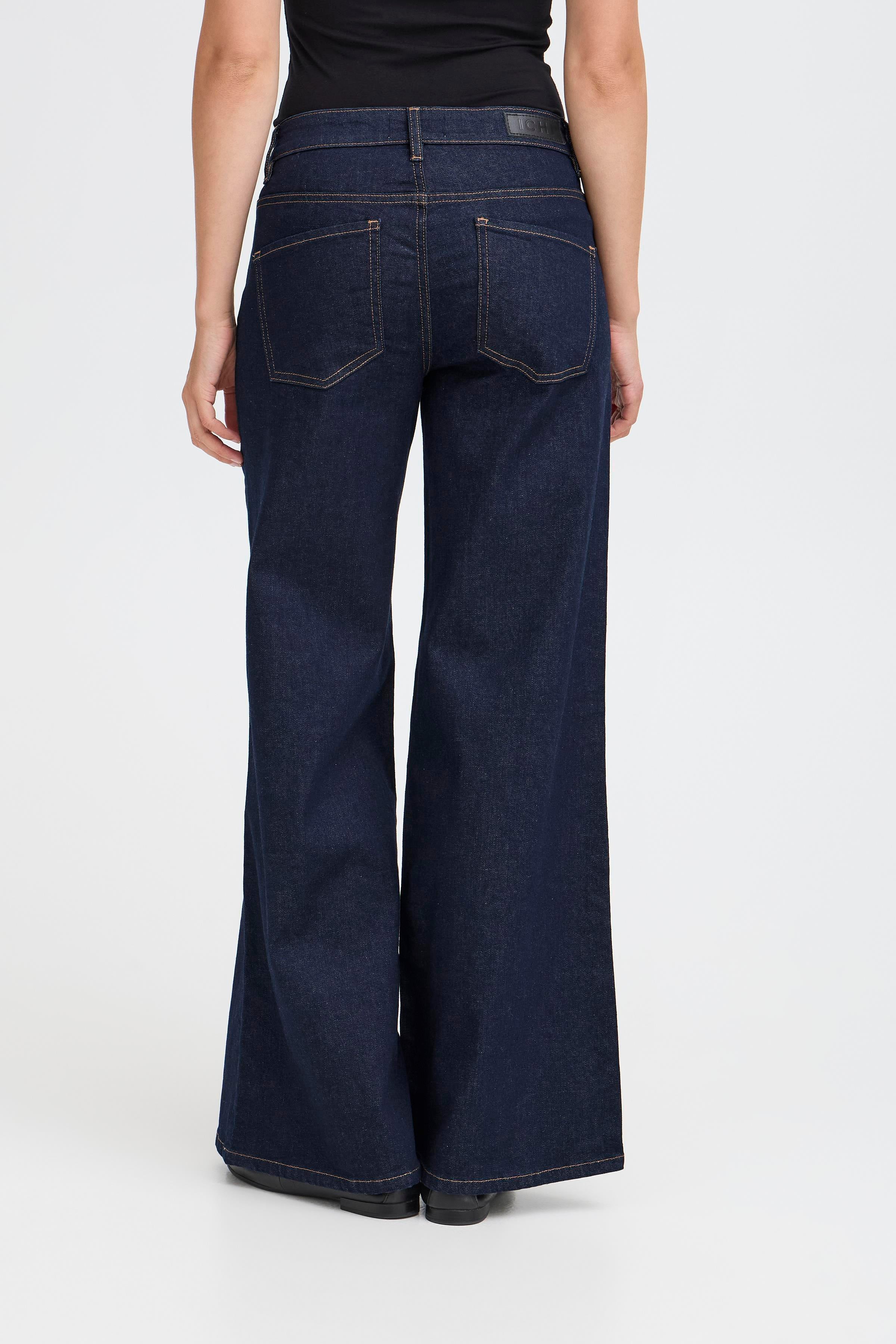 Twiggy Wide Indigo Jean | Ichi