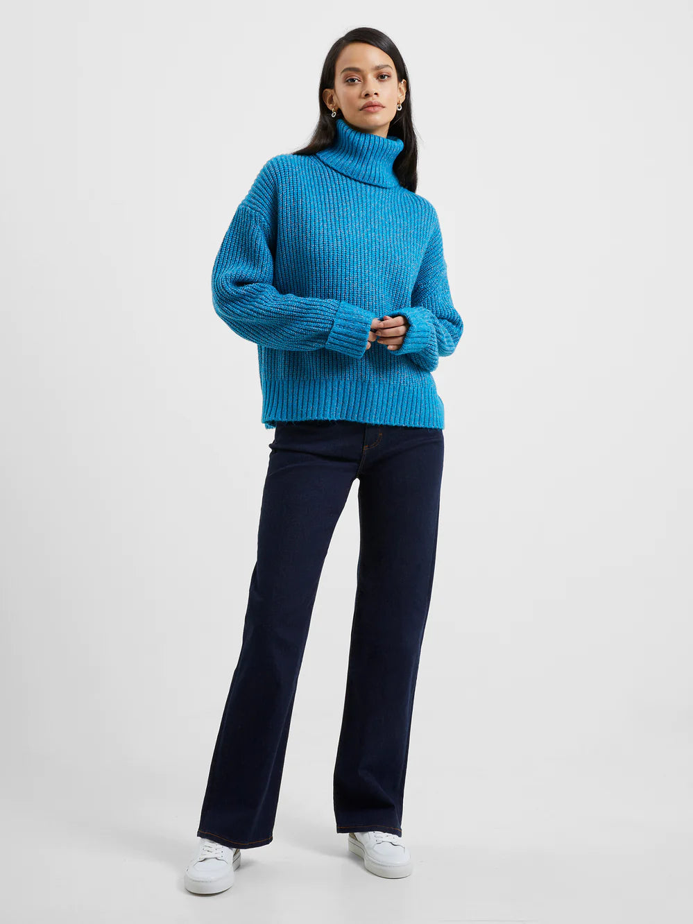 Jayla blue roll neck | French Connection