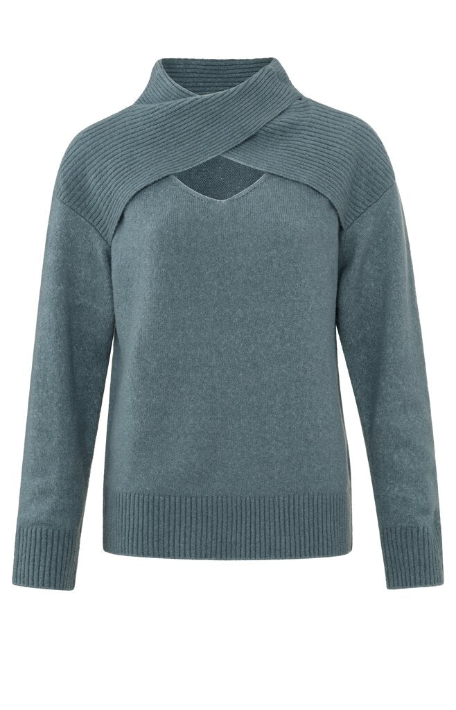 Open Neckline Sweater | Yaya